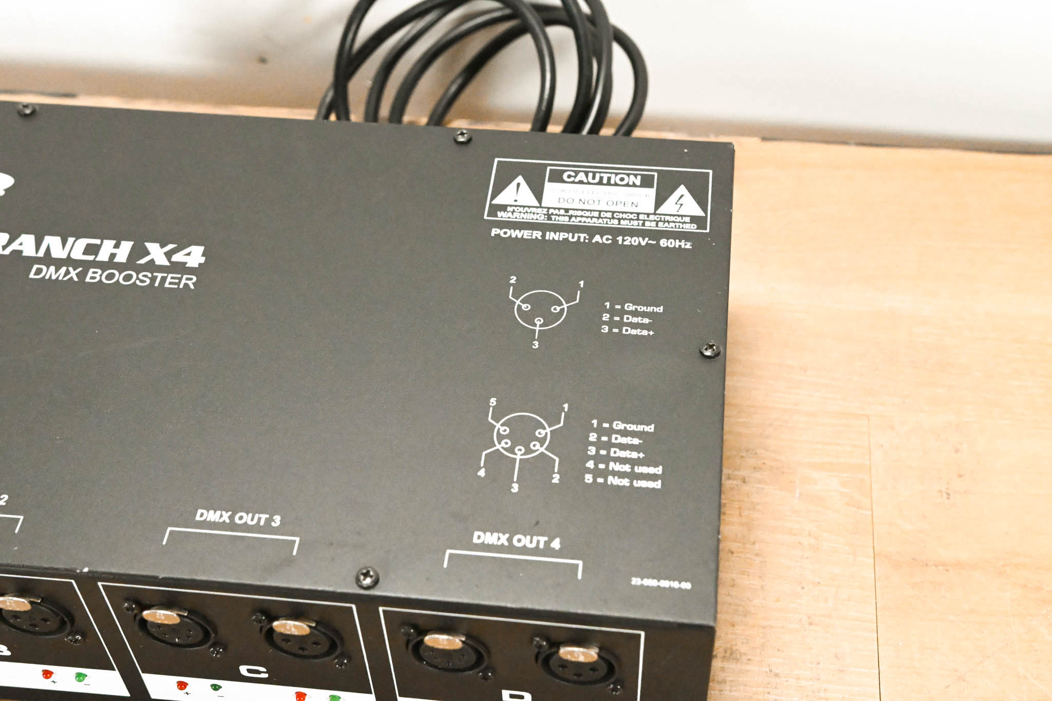 Elation DMX-Branch/4 4-Way 3-pin and 5-pin DMX Distributor