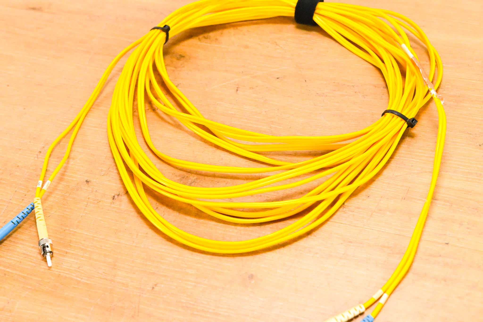 Corning SMF-28 Ultra ST-ST Duplex Single Mode Fiber Cable - 20'