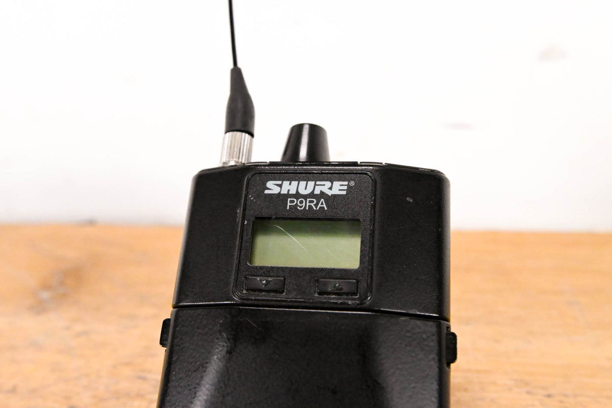 Shure P9RA-L6 Wireless Bodypack Receiver - L6 Band: 656-692 MHz