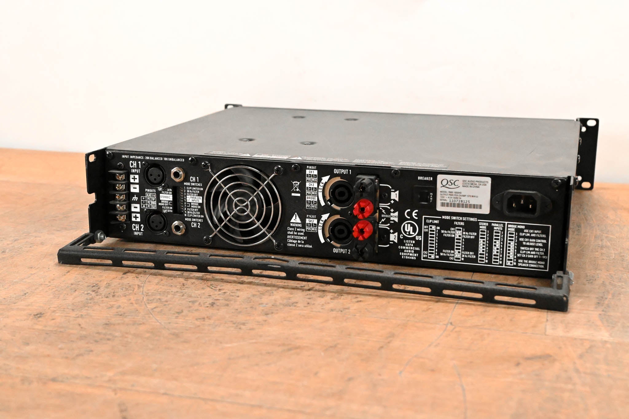 QSC RMX1850HD 2-Channel Power Amplifier