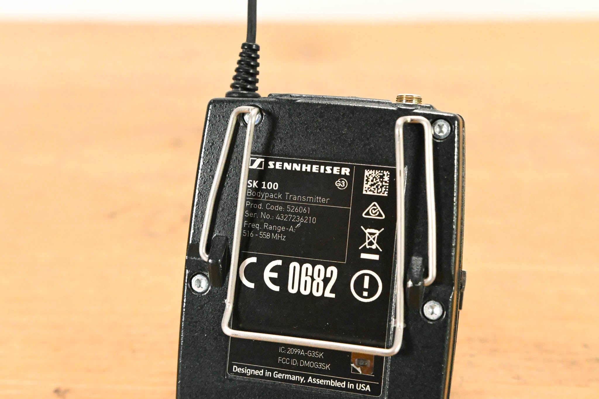 Sennheiser ew 100 G3 Bodypack Wireless System - A Range NO POWER SUPPLY