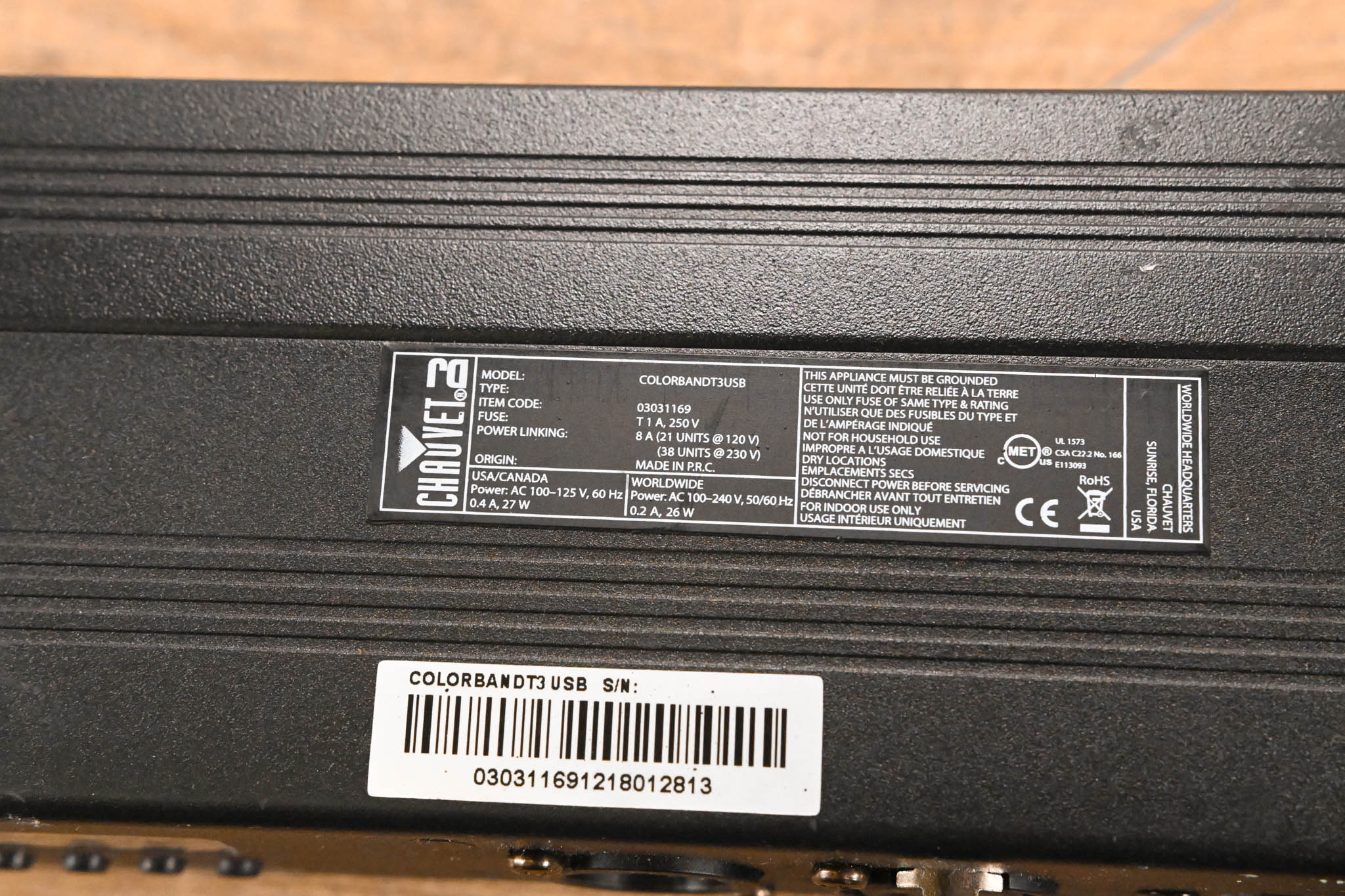 Chauvet COLORband T3USB Linear RGB Wash Light