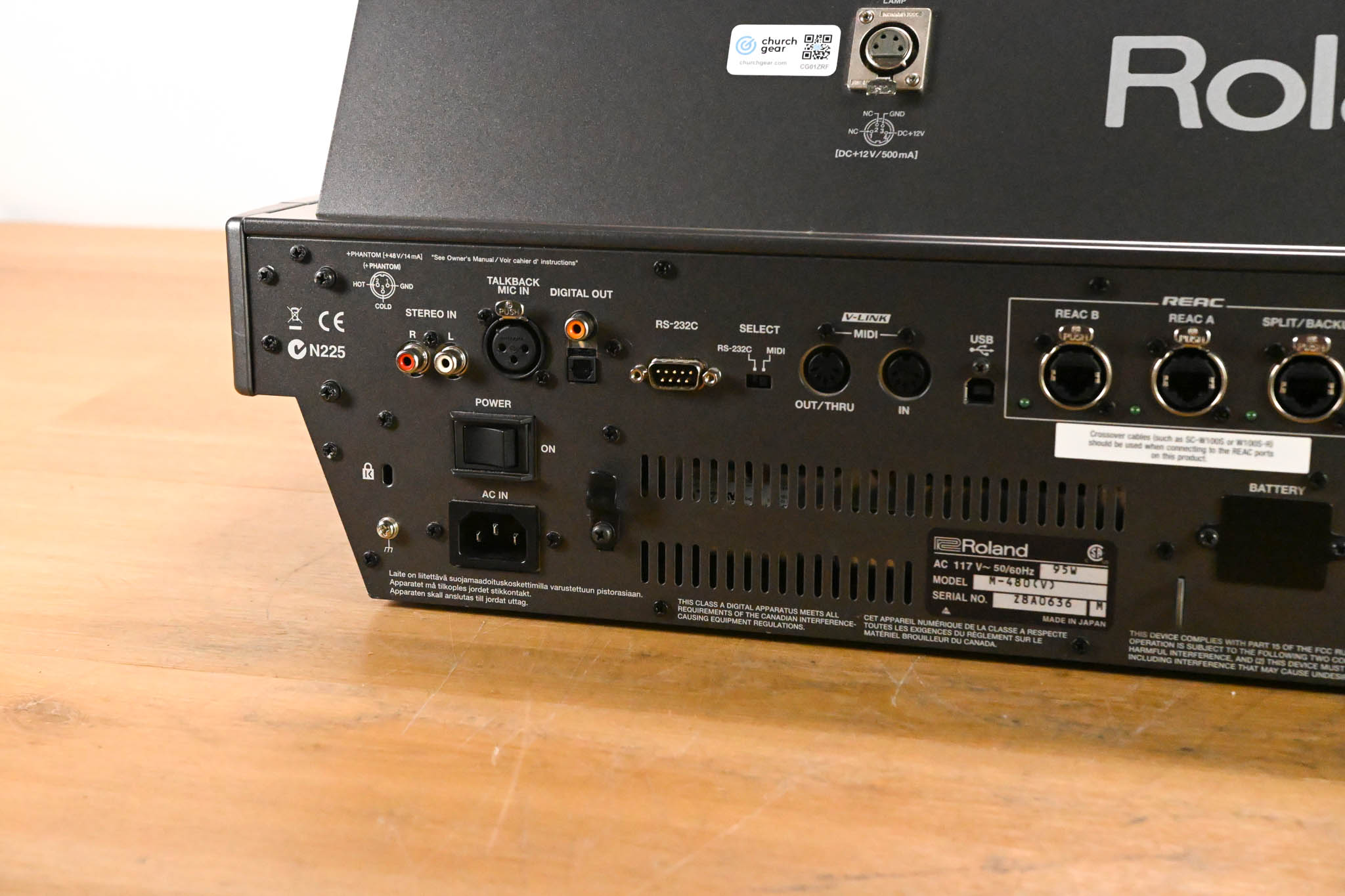 Roland M-480 48-Channel Live Digital Mixing Console