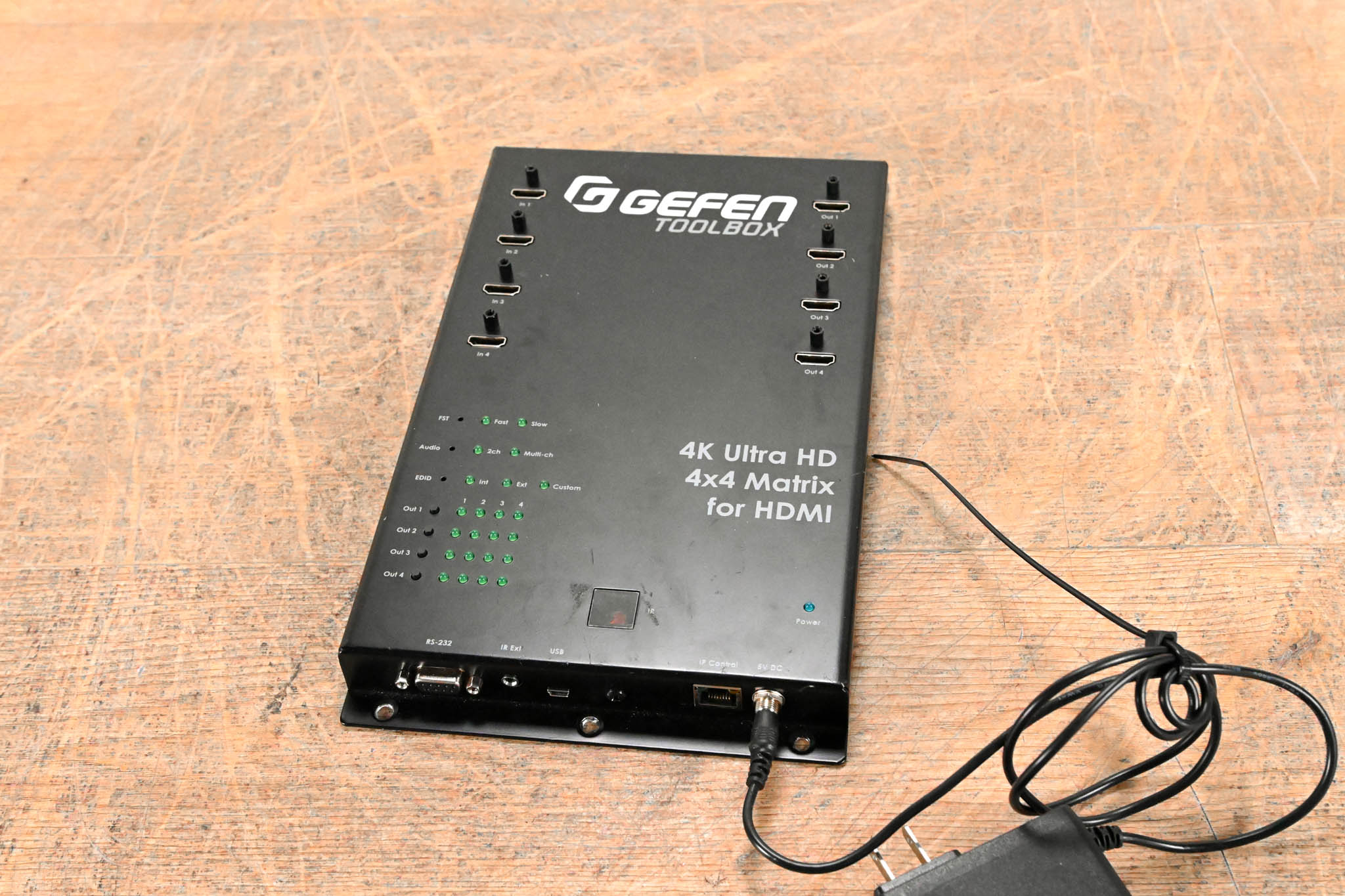 Gefen Toolbox GTB-HD4K2K-444-BLK 4×4 Matrix for HDMI 4Kx2K