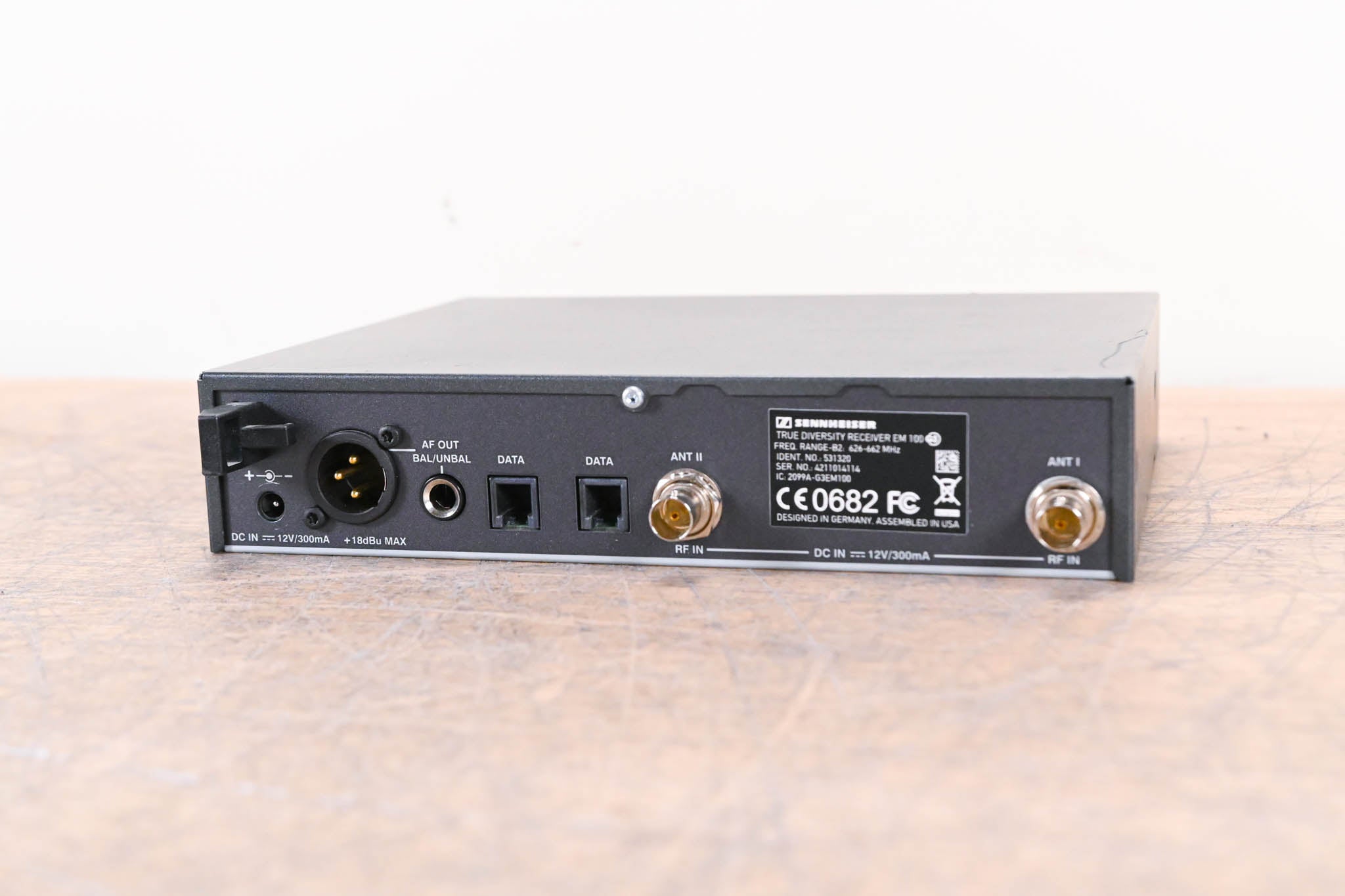 Sennheiser EM 100 G3 Wireless Receiver  - 626-662 MHz (NO POWER SUPPLY)