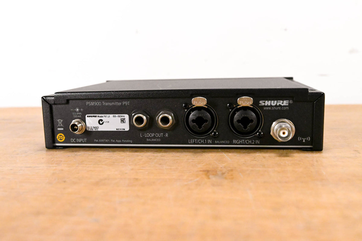 Shure PSM 900 Wireless IEM System L6 Band: 656-692 MHz (NO POWER SUPPLY)