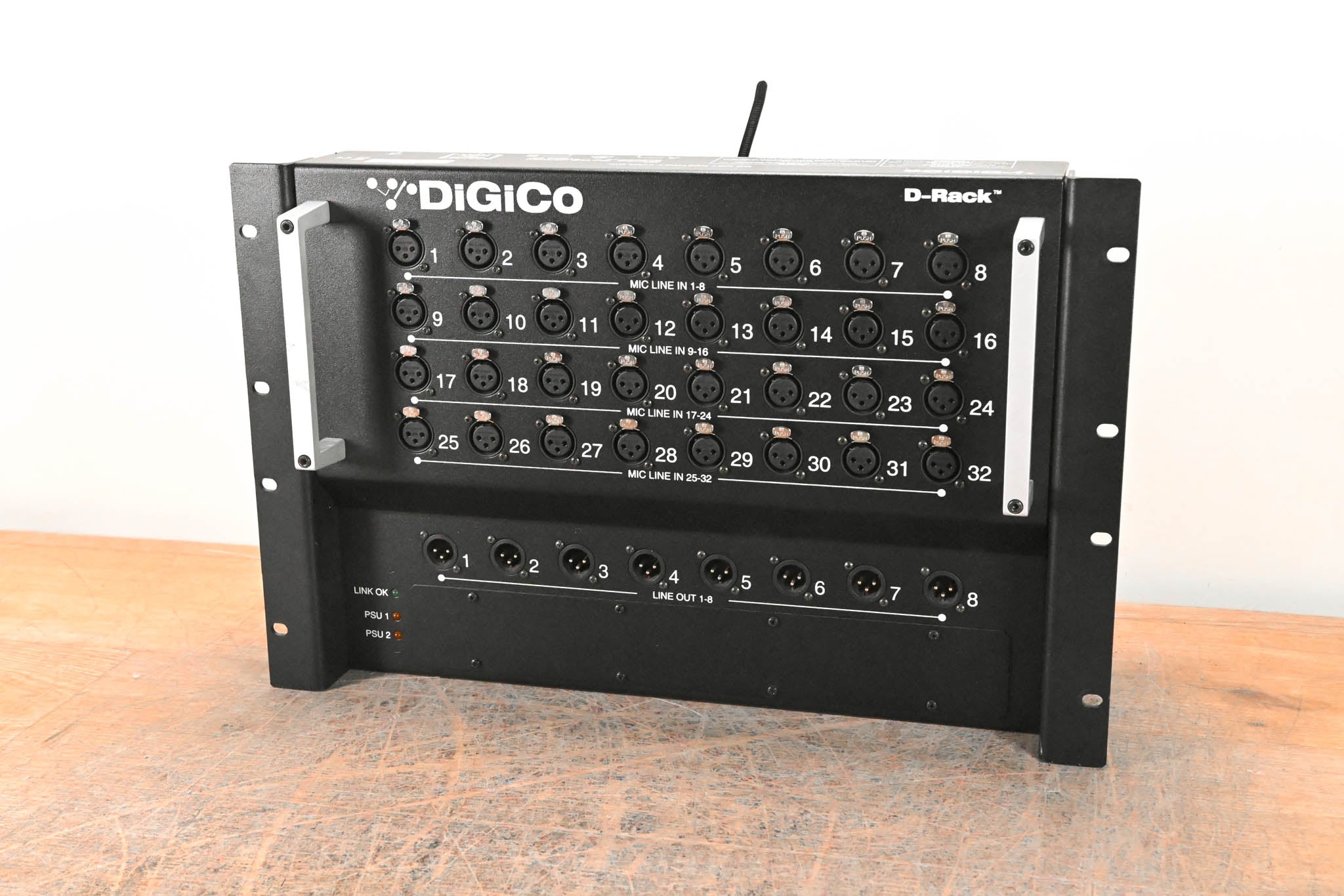 DiGiCo D-Rack 32 x 8 Cat6 Analog I/O Stage Box