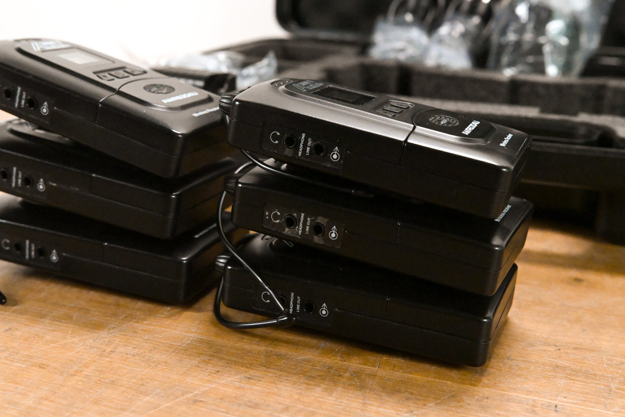 Audio2000's AWM630BU IEM System w/ six Bodypack Receivers: 573-597.8 MHz