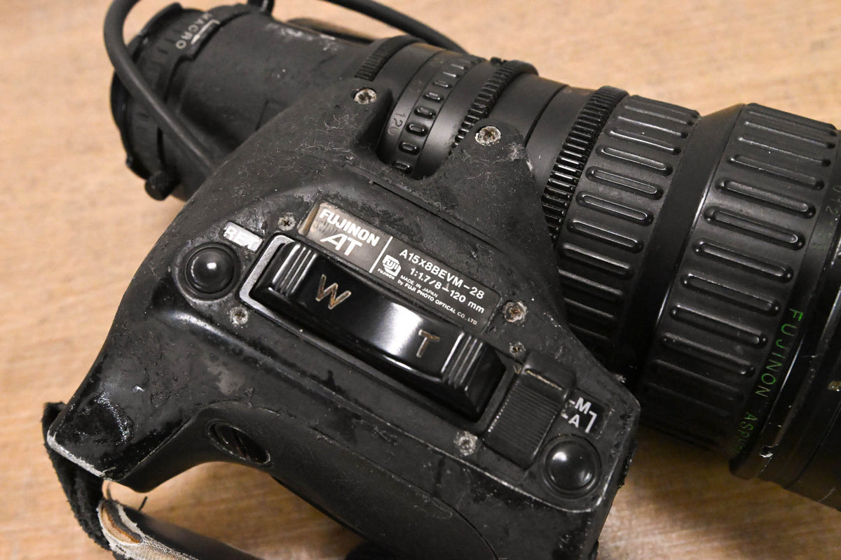 Fujinon A15x8BEVM-28 B4 2/3" TV Zoom Lens - 1:1.7/8-120mm