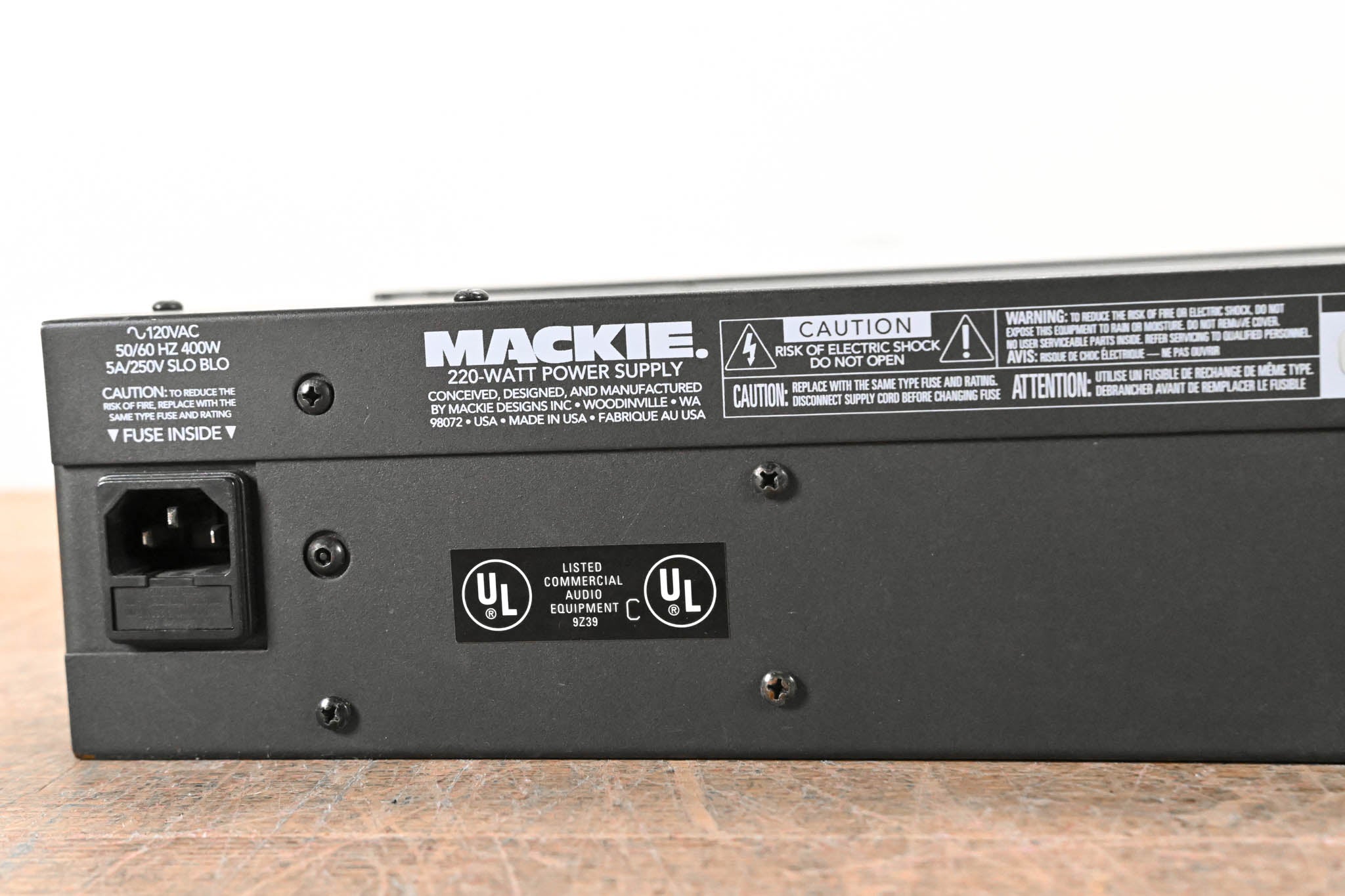 Mackie 220-Watt Power Supply For 8-Bus Mixers