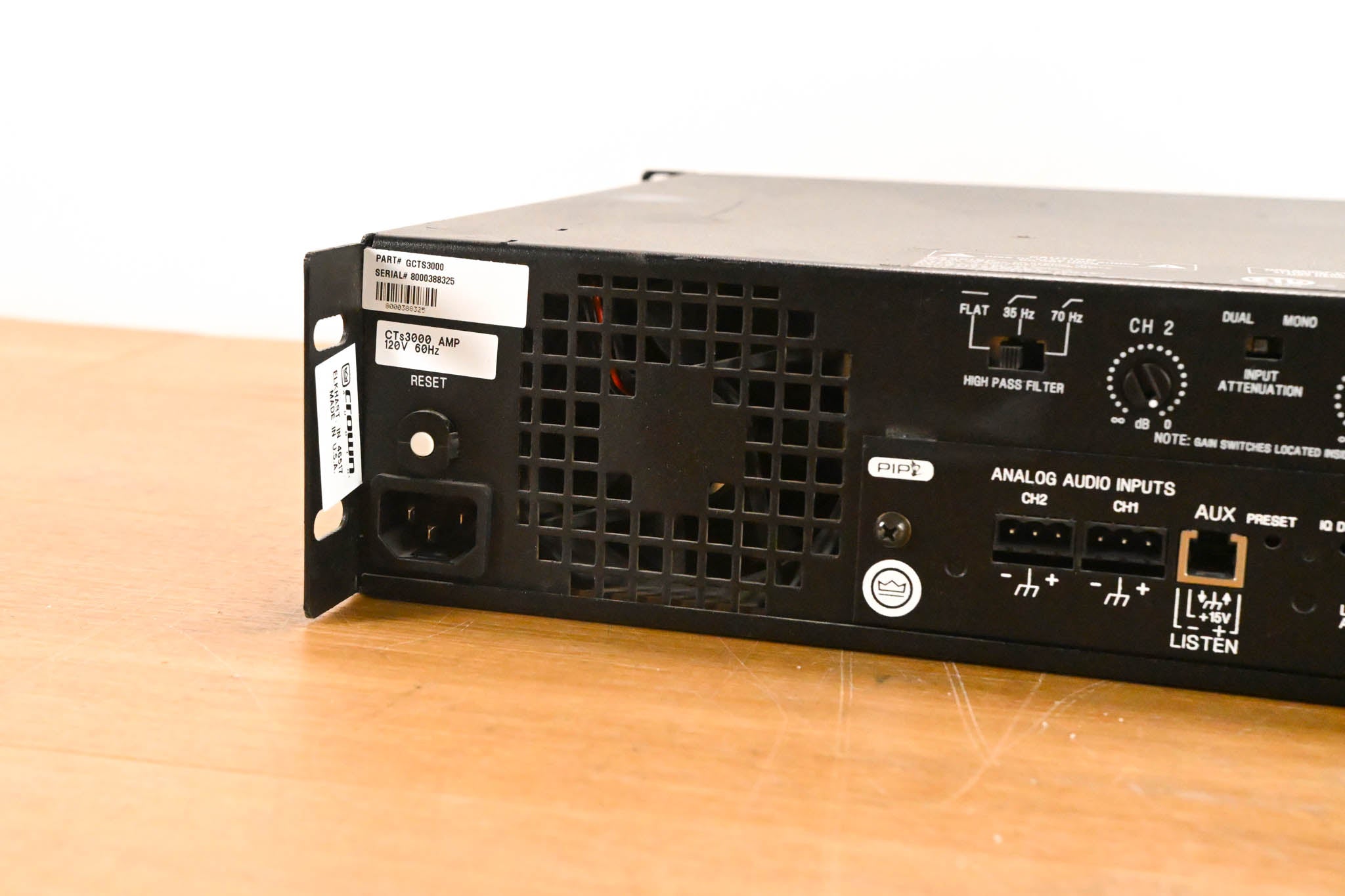 Crown CTs 3000 Two-Channel 1500W Power Amplifier