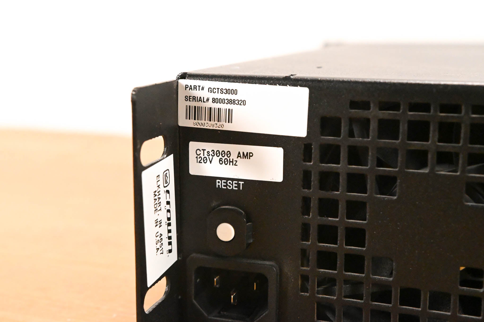 Crown CTs 3000 Two-Channel 1500W Power Amplifier