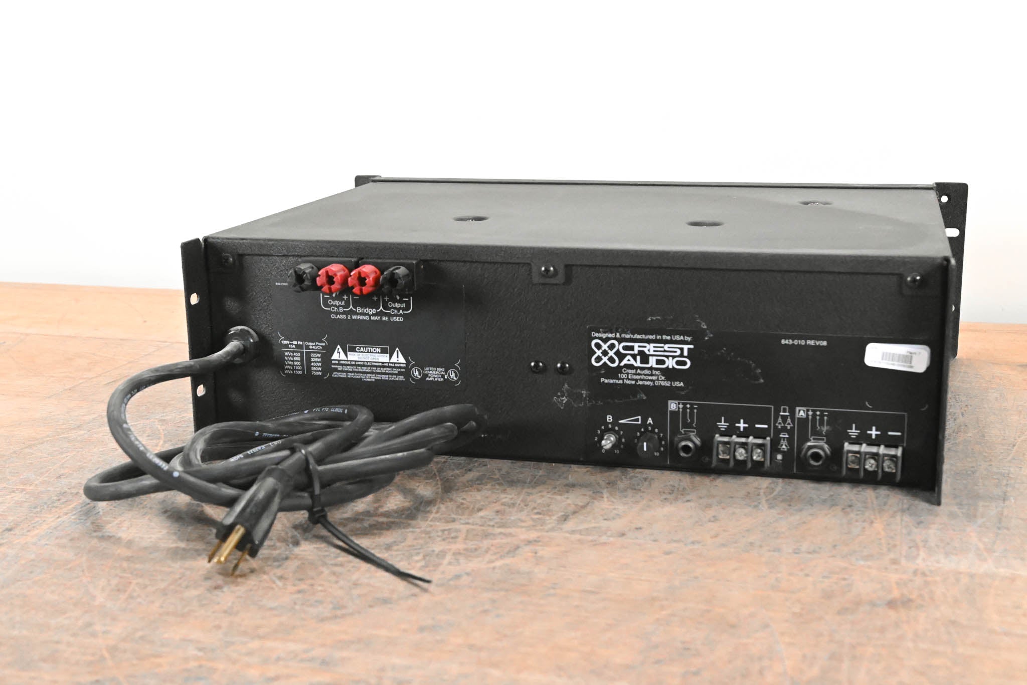 Crest Audio Vs1100 2-Channel Power Amplifier