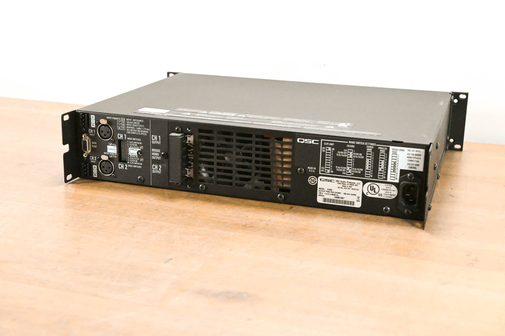 QSC CX302 2-Channel Power Amplifier