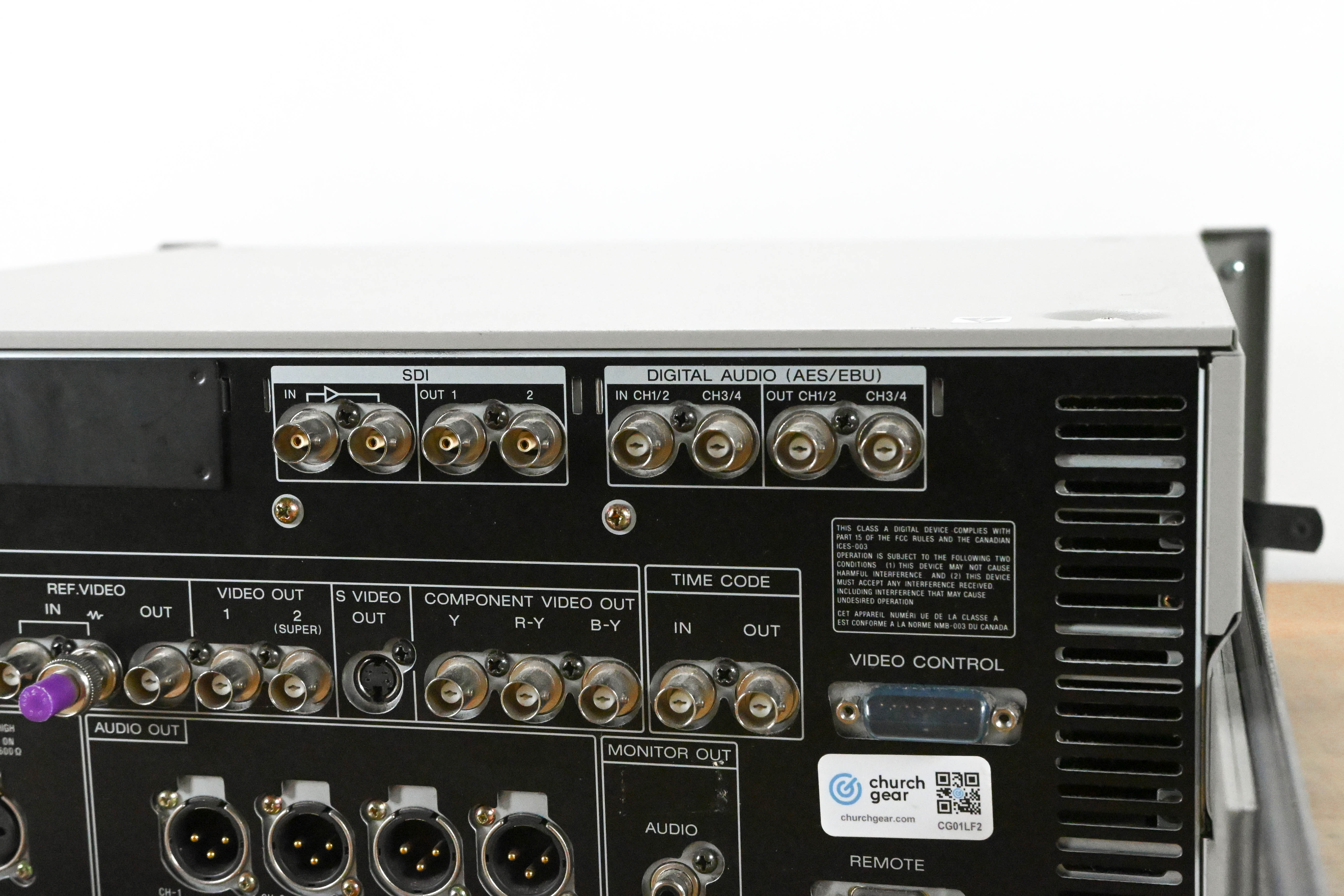 Sony DSR-1800 Digital Videocassette Recorder