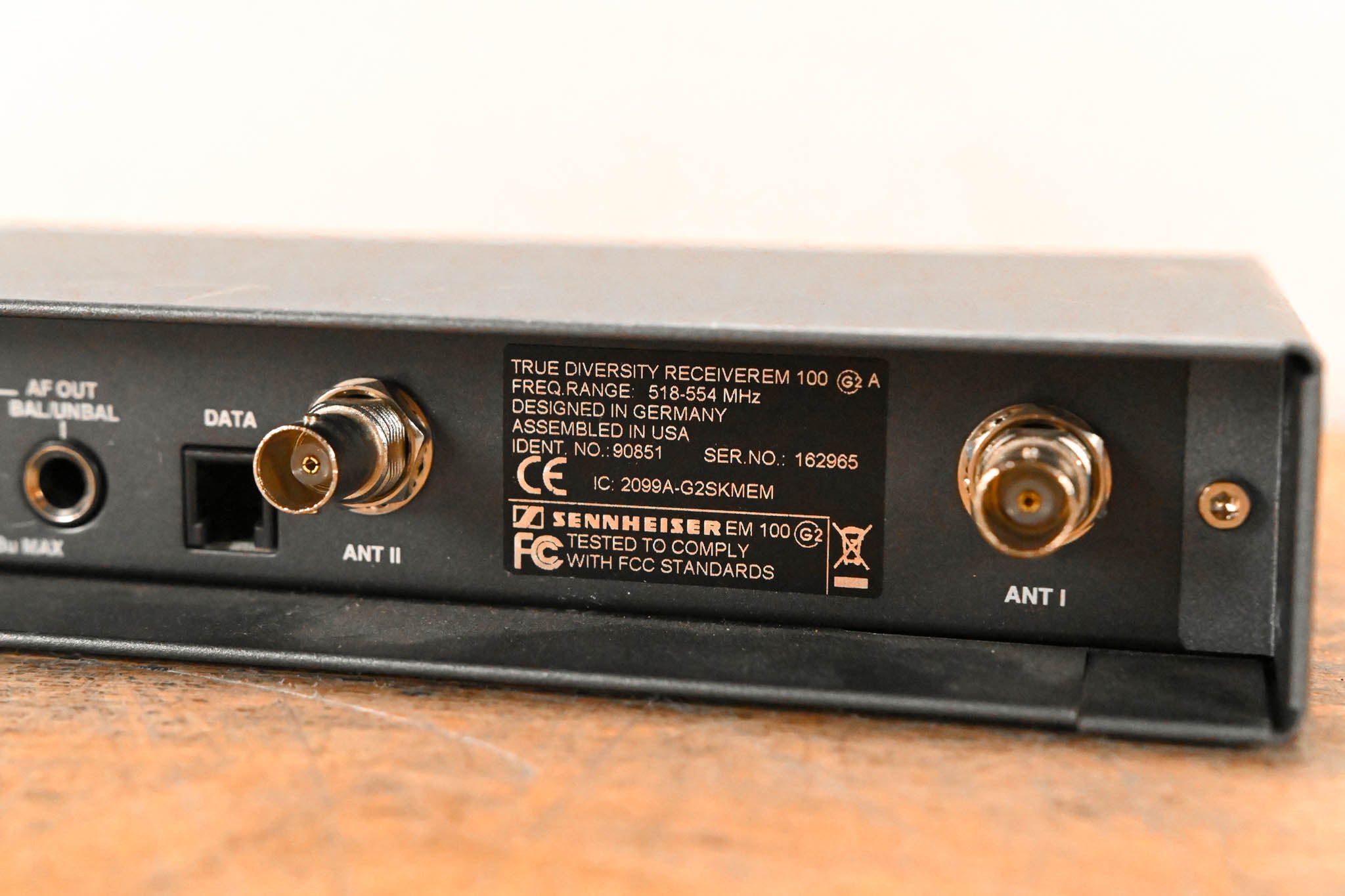 Sennheiser ew 100 G2 Bodypack Wireless System 518-554MHz NO POWER SUPPLY