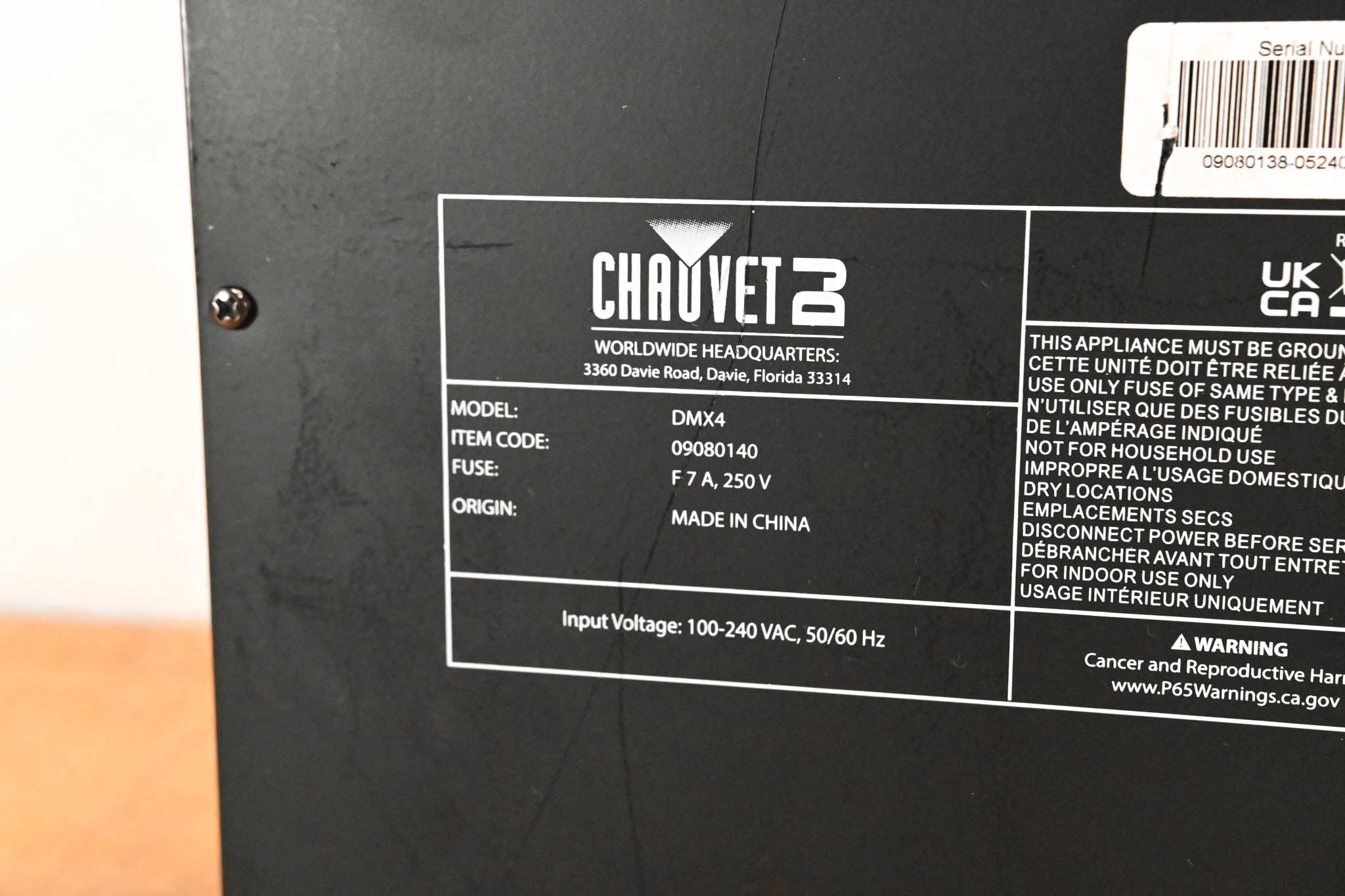 Chauvet DMX-4 4-Channel DMX Dimmer/Relay Pack