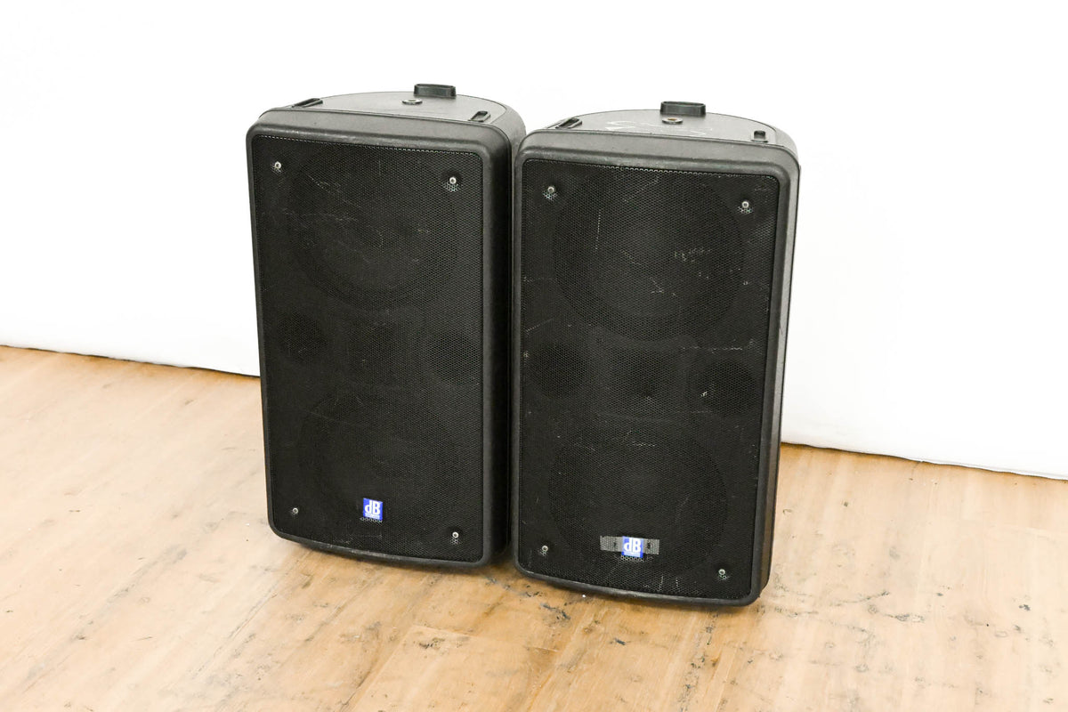 dBTechnologies Twin 128 Active 2-Way Stage Monitor (PAIR)