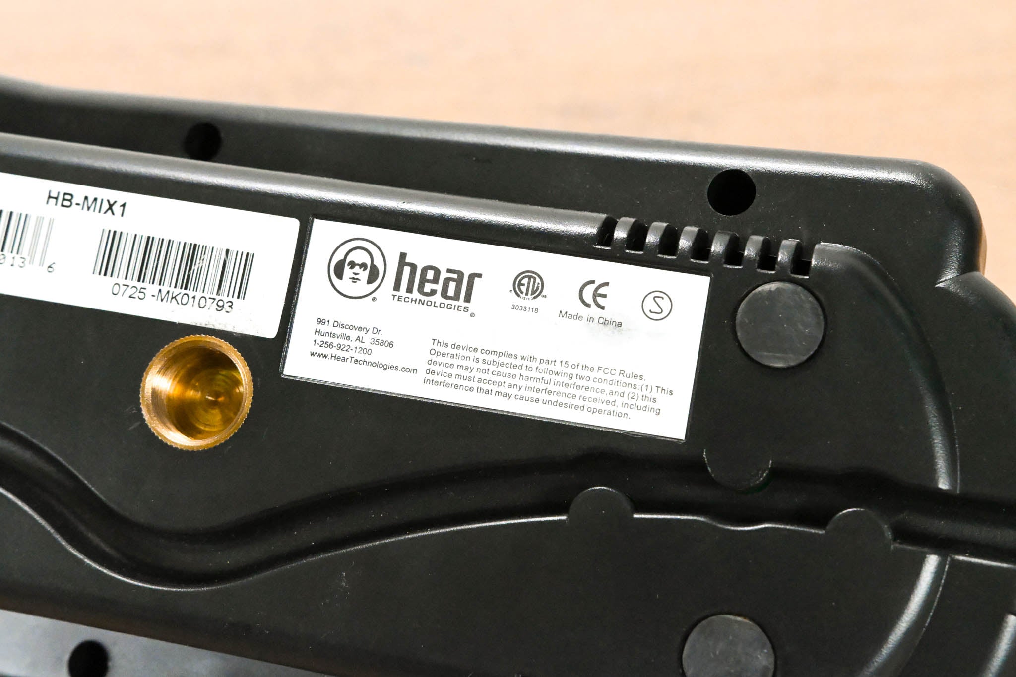 Hear Technologies HB-MIX1 Hear Back Personal Monitor Mixer
