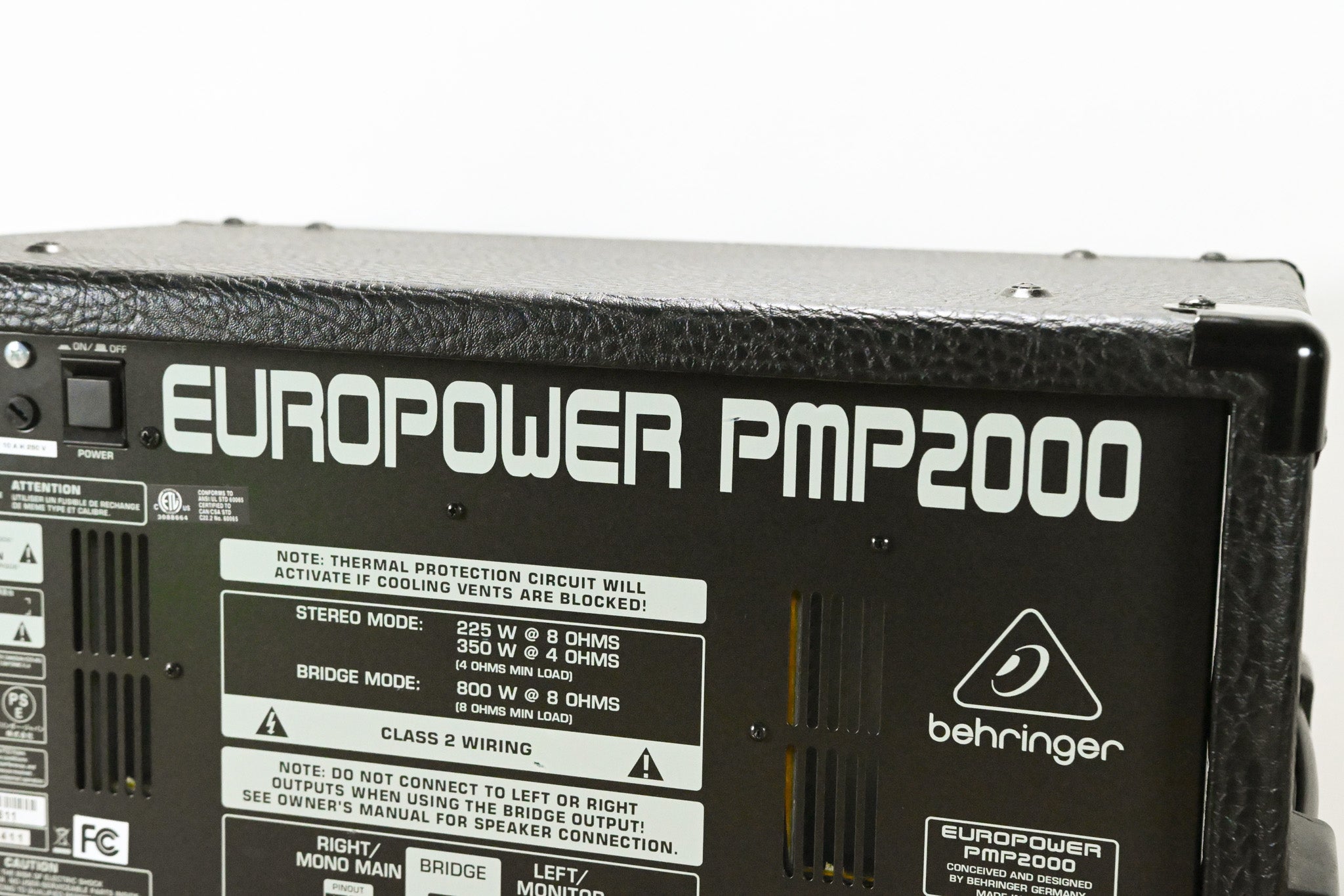 Behringer Europower PMP2000  800-Watt 10-Channel Powered Mixer