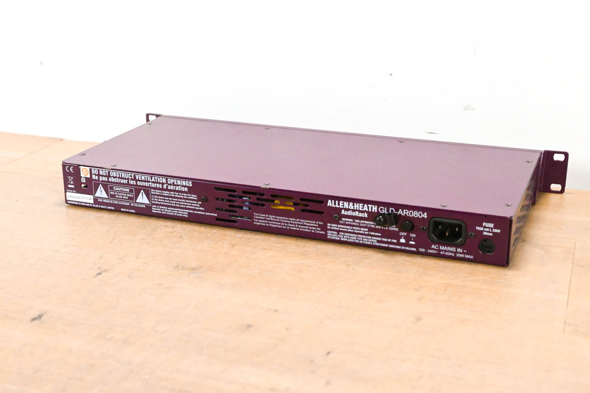 Allen & Heath GLD-AR84 8x4 I/O Expander AudioRack