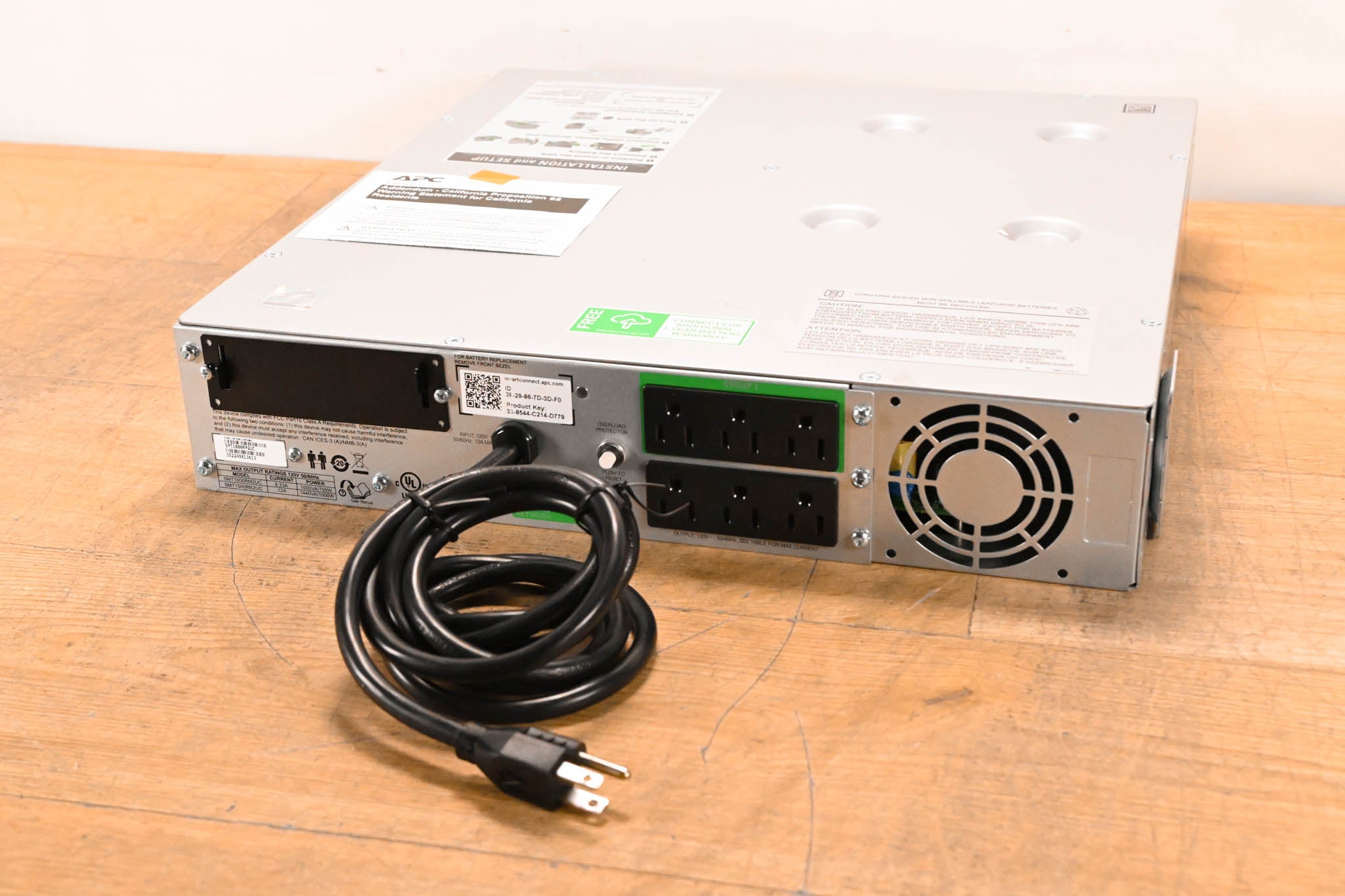 APC SMT1000RM2UC Smart-UPS Battery Backup w/ SmartConnect