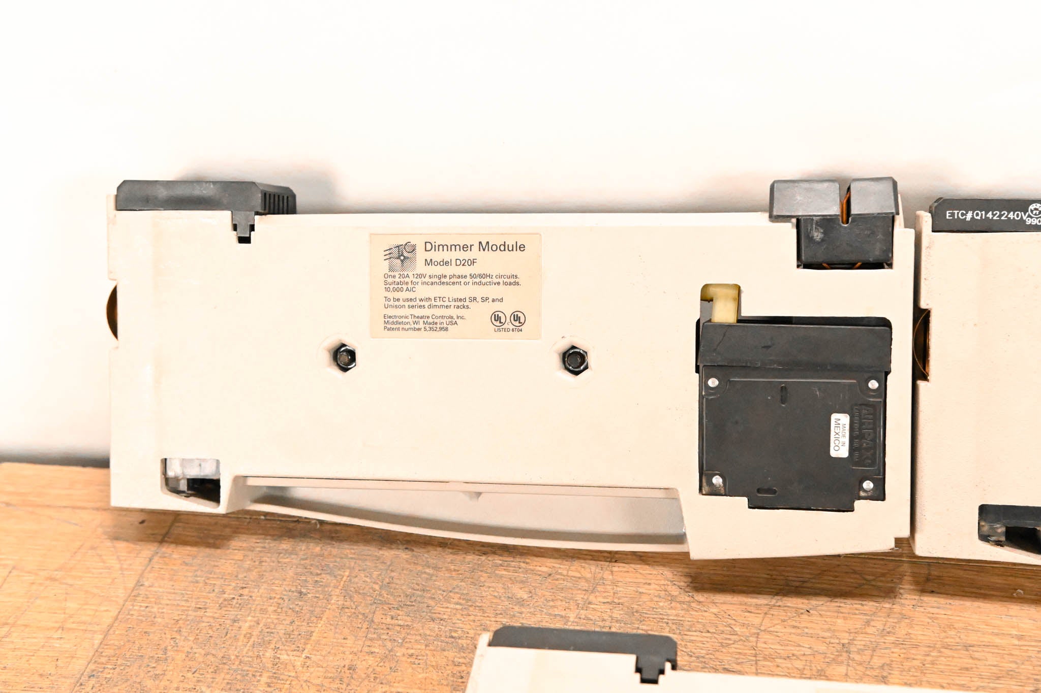 ETC D20F Single 20A Fluorescent Dimmer Module (Pack of 3)