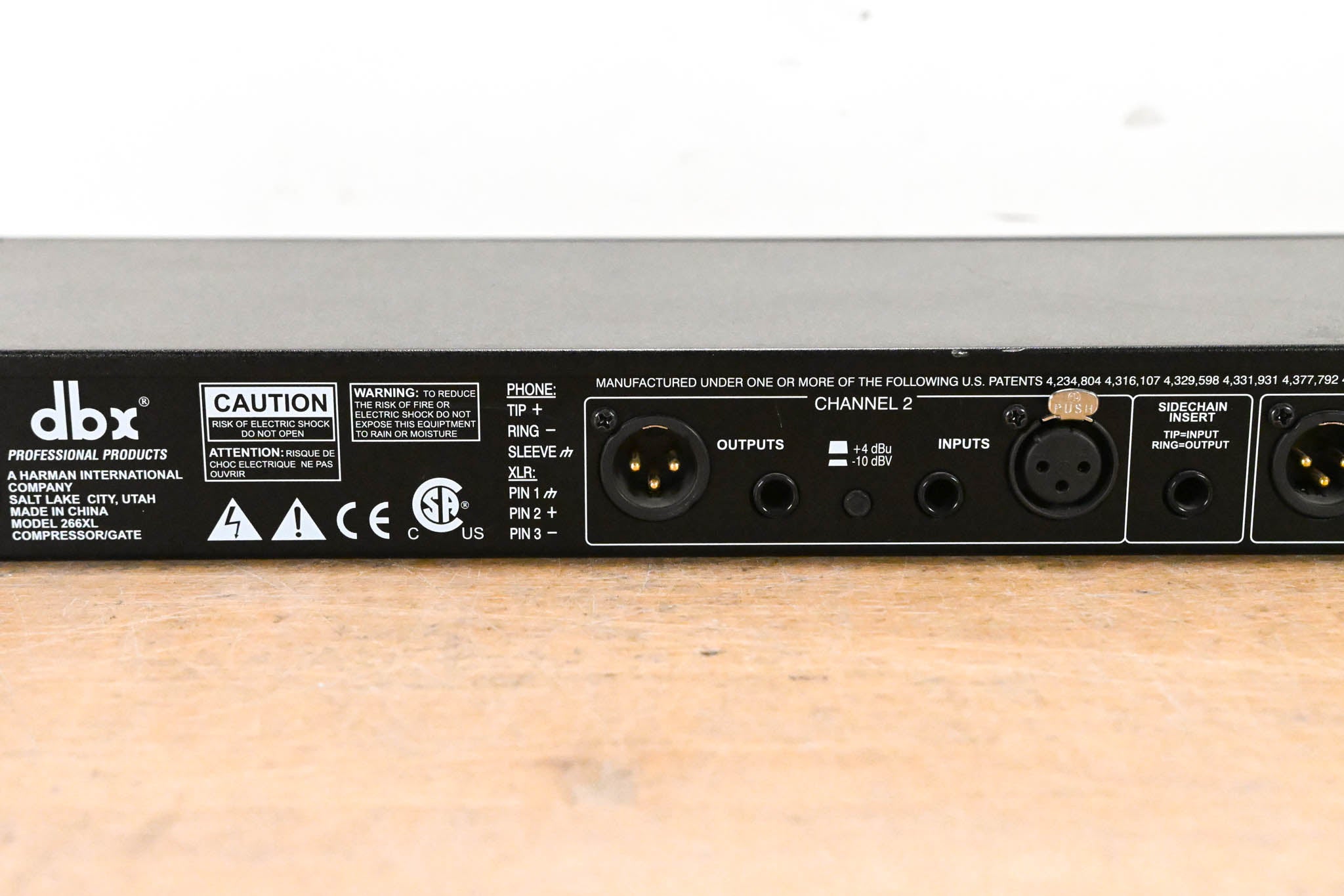 dbx 266XL 2-Channel Compressor/Gate