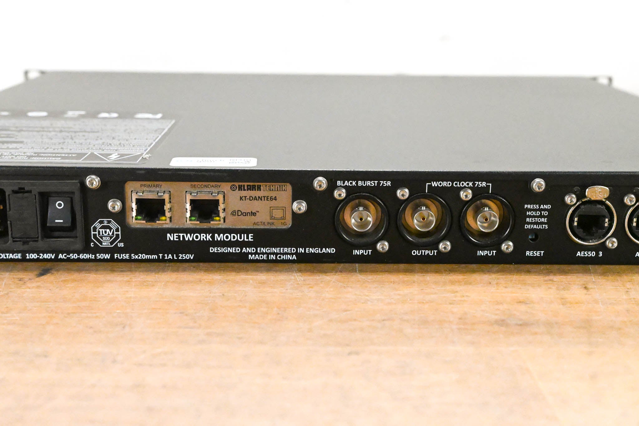 Klark Teknik DN9650 Digital Audio Network Bridge