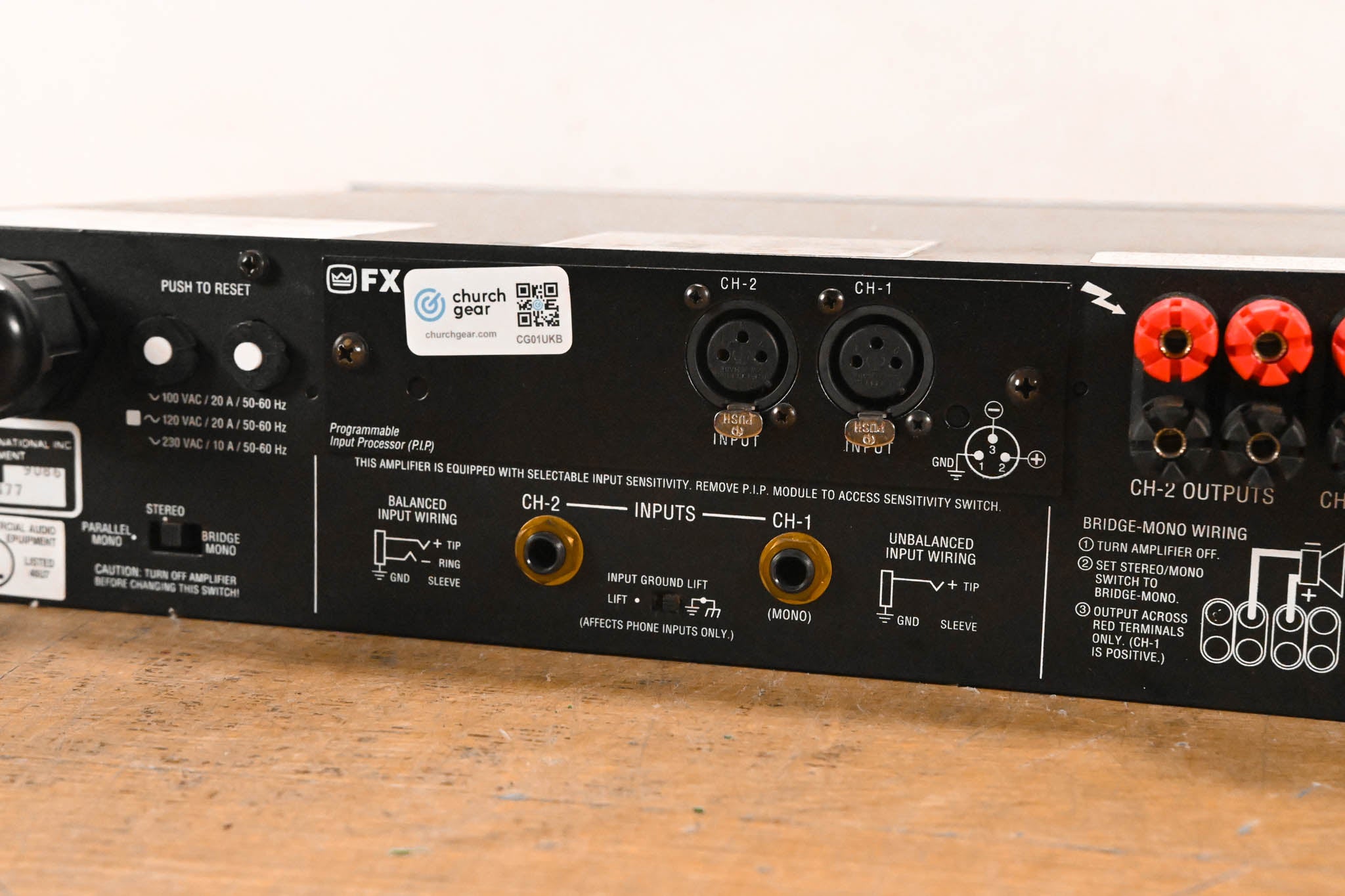 Crown Macro-Tech 3600VZ 2-Channel Power Amplifier