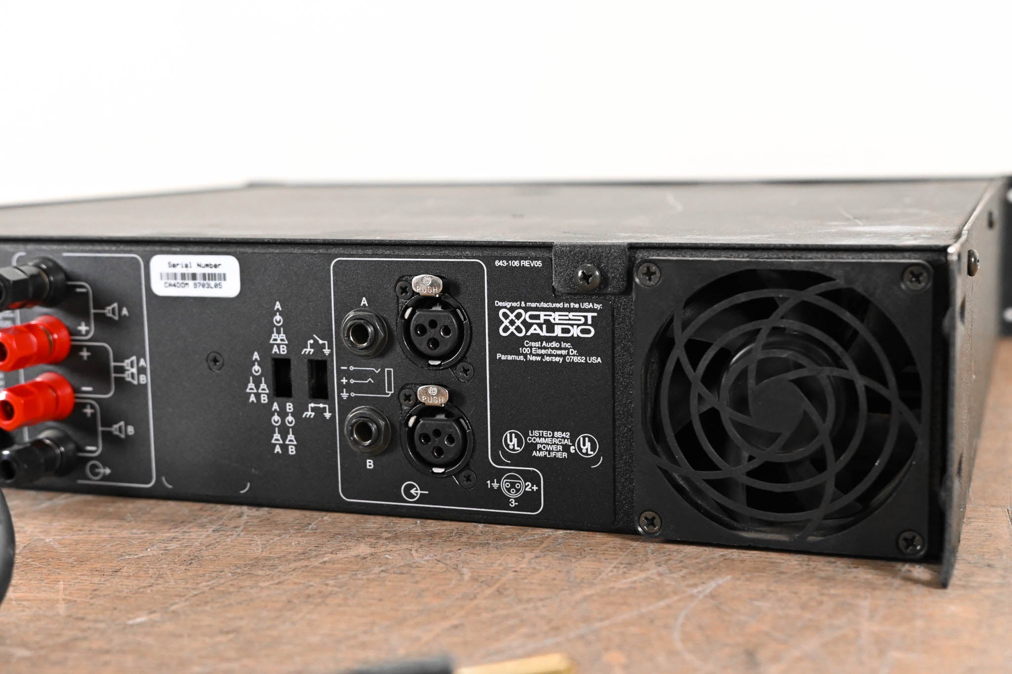 Crest Audio CA4 Two-Channel Power Amplifier