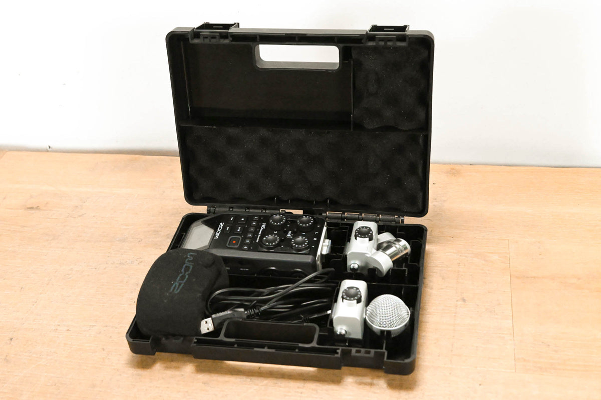 Zoom H6 6-CH Portable Handy Recorder w/ X/Y & Mid-Side Mic Attachments
