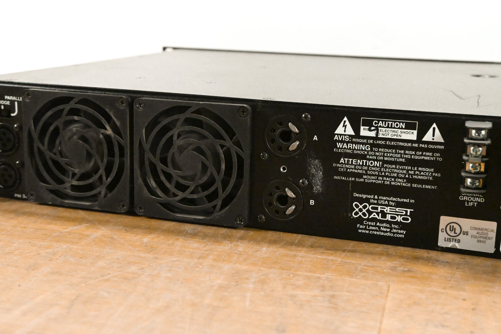 Crest Audio 7001 2-Channel Power Amplifier