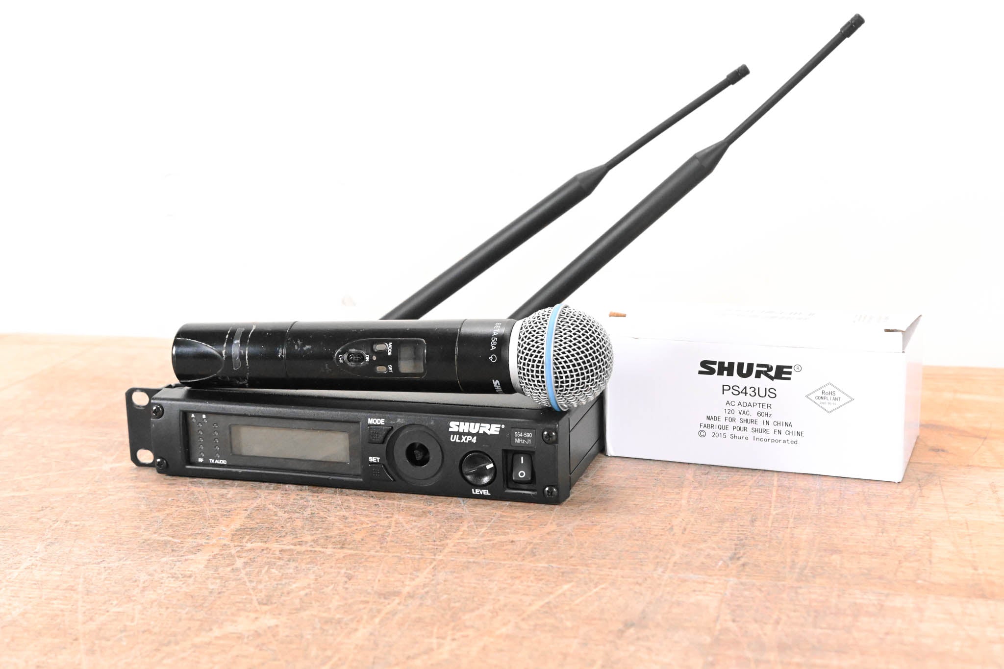 Shure ULXP24/BETA58 Handheld Wireless System - J1 Band: 554-590 MHz