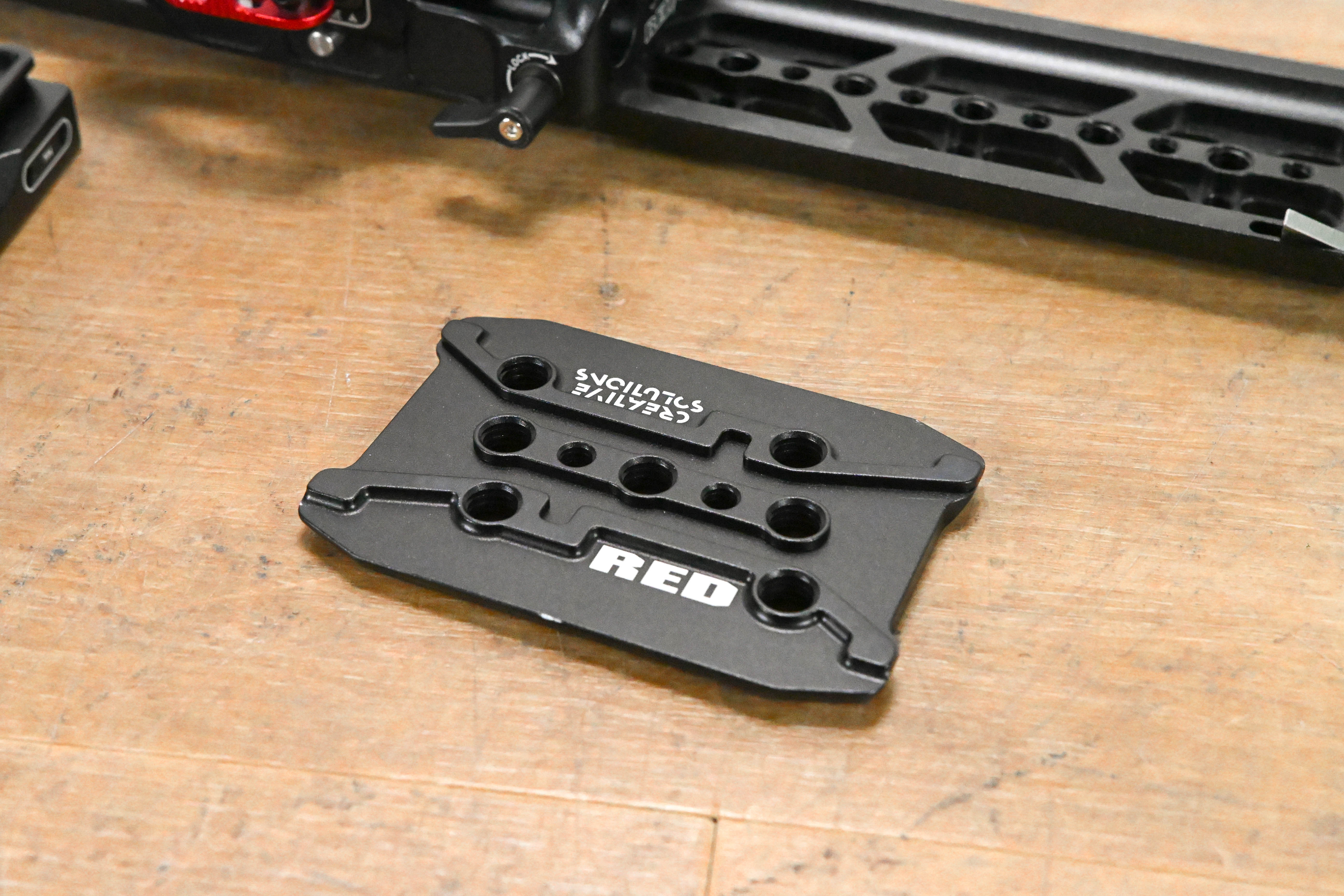 RED Digital Cinema V-RAPTOR QR Platform w/ Arca & Dovetail Plate