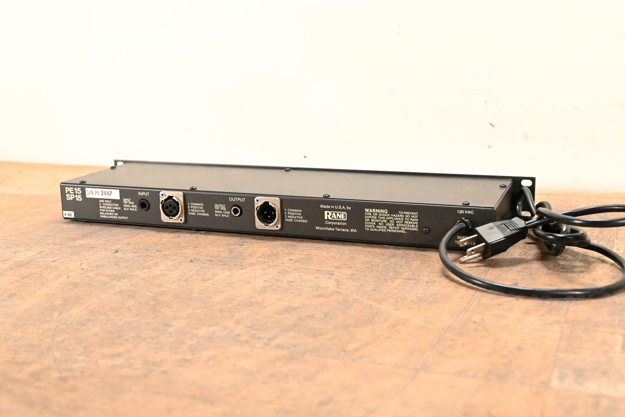 Rane SP 15 5-Band Parametric Equalizer