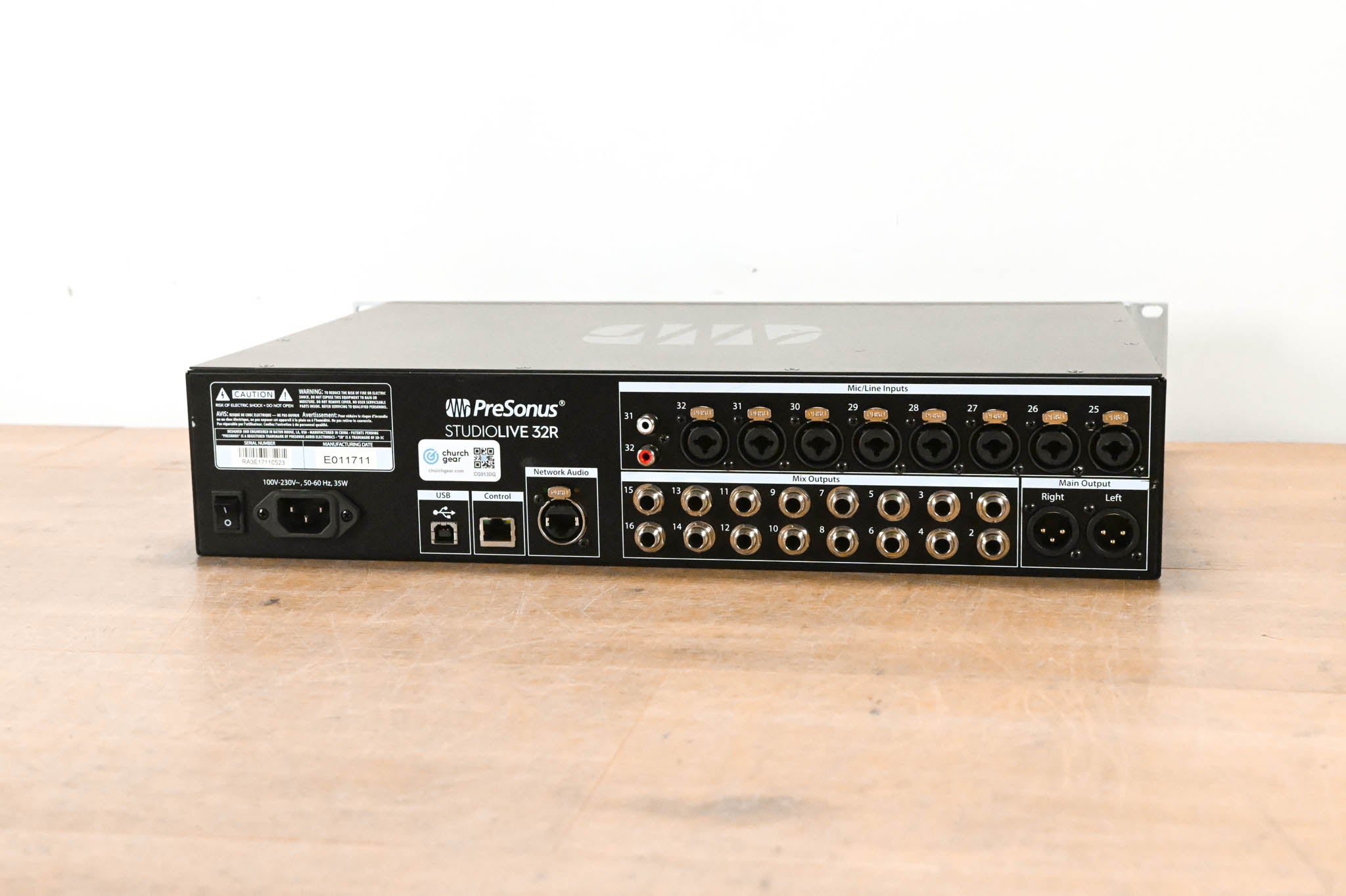 PreSonus StudioLive 32R 32-Channel Rackmount Digital Mixer