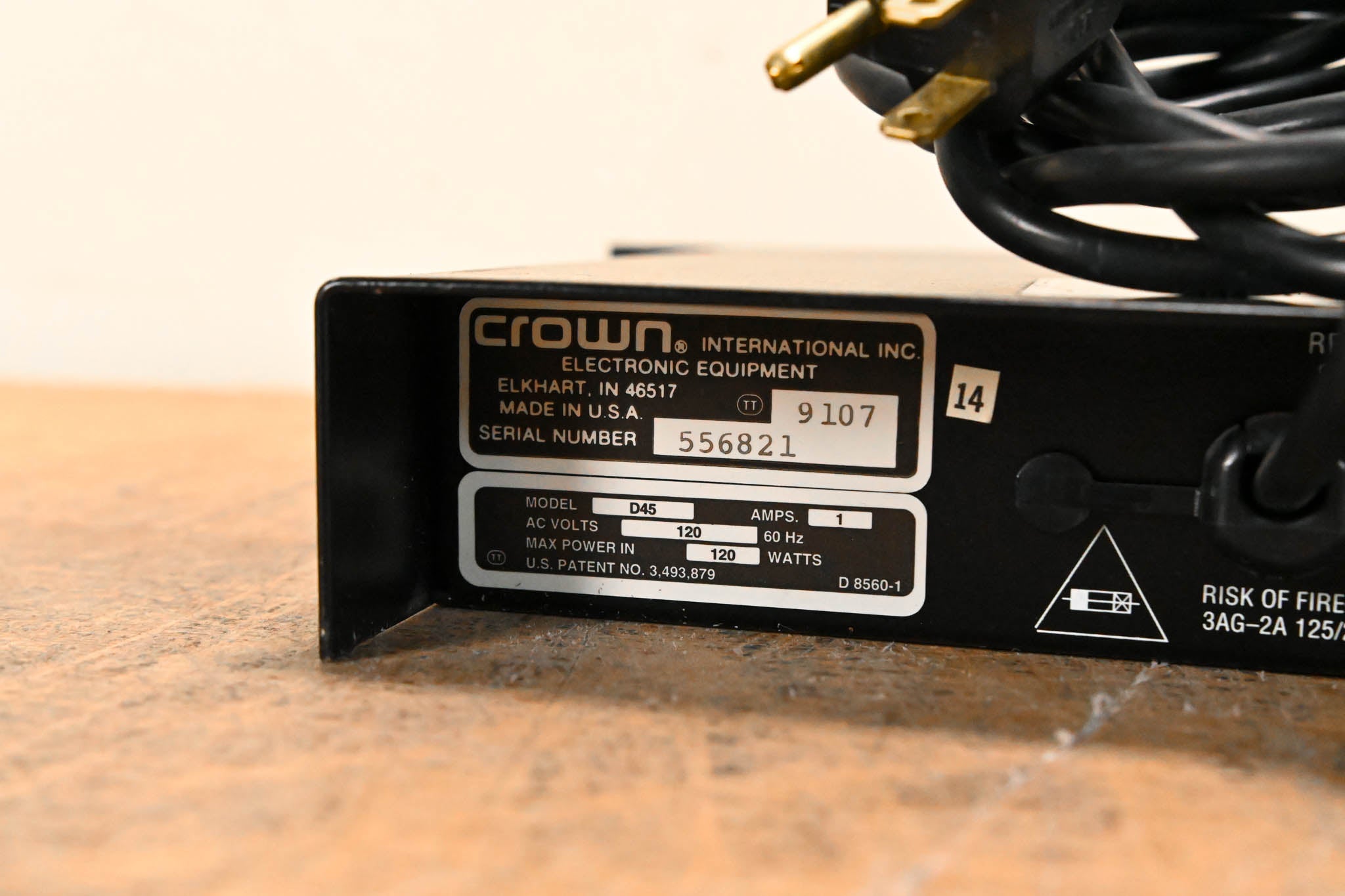 Crown D-45 Two-Channel, 35W Power Amplifier
