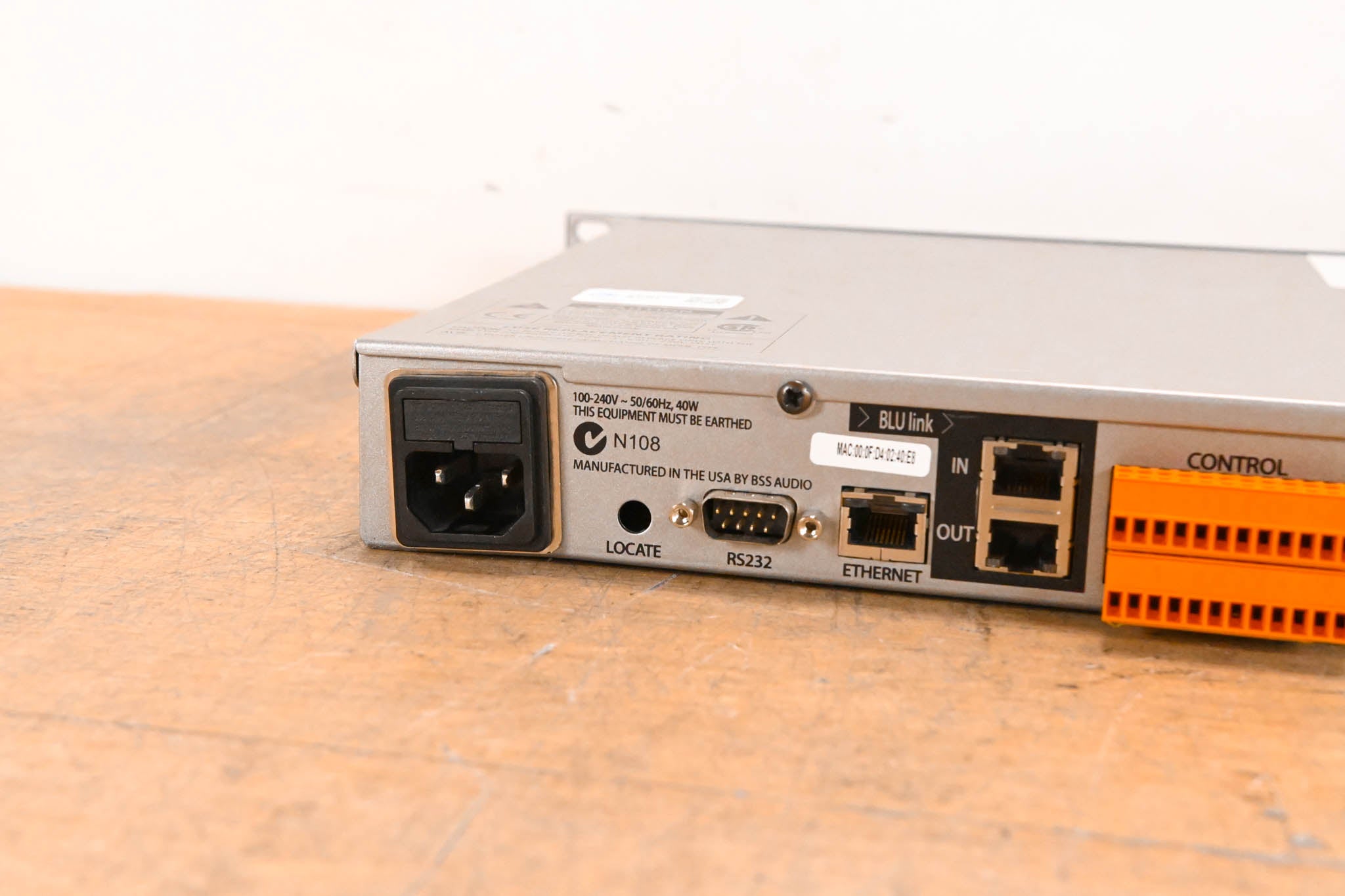 BSS London BLU-100 12x8 Signal Processor with BLU Link