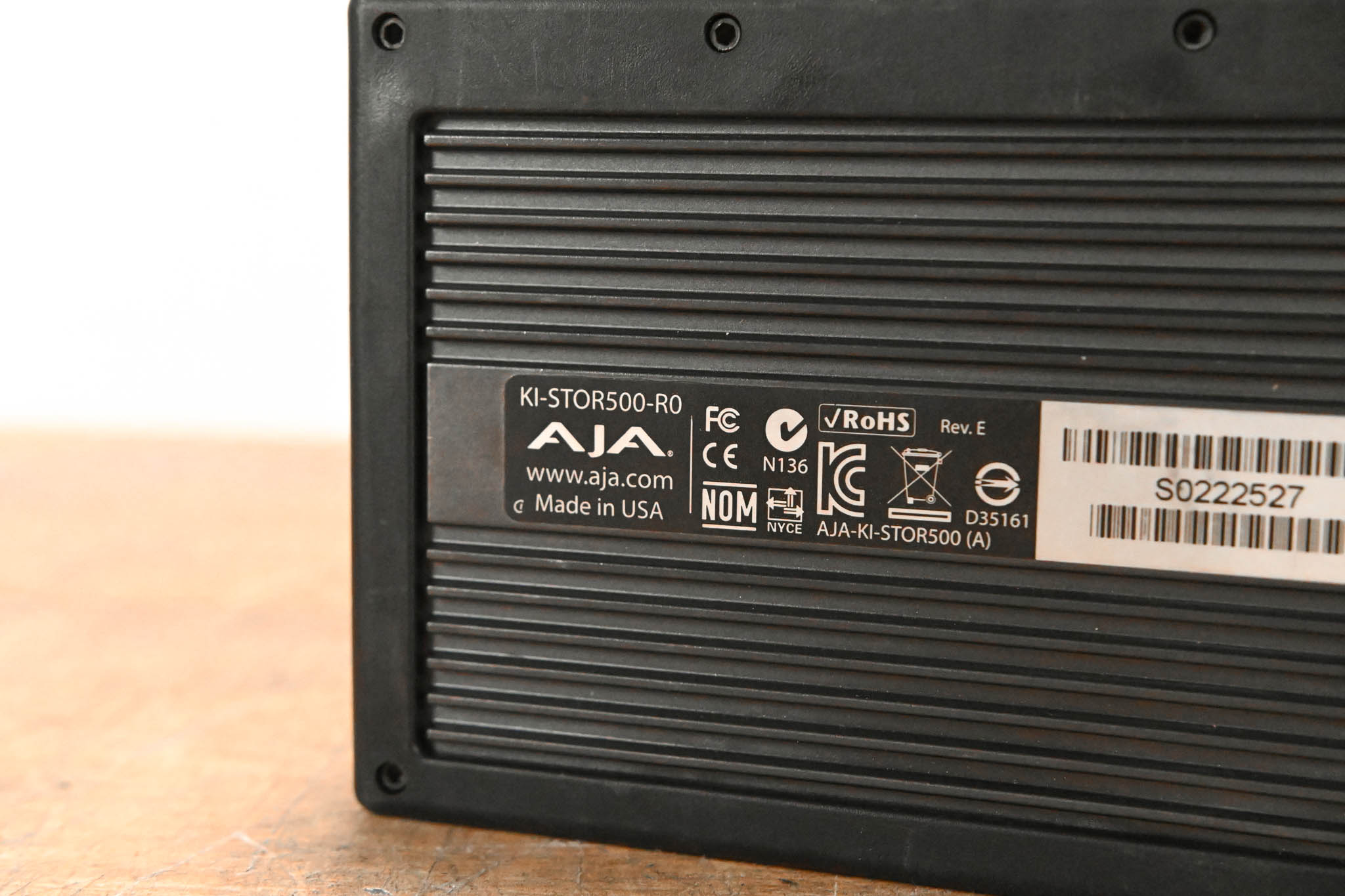 AJA KI-STOR500-R0 500GB KiStor Hard Disk Drive for Ki Pro