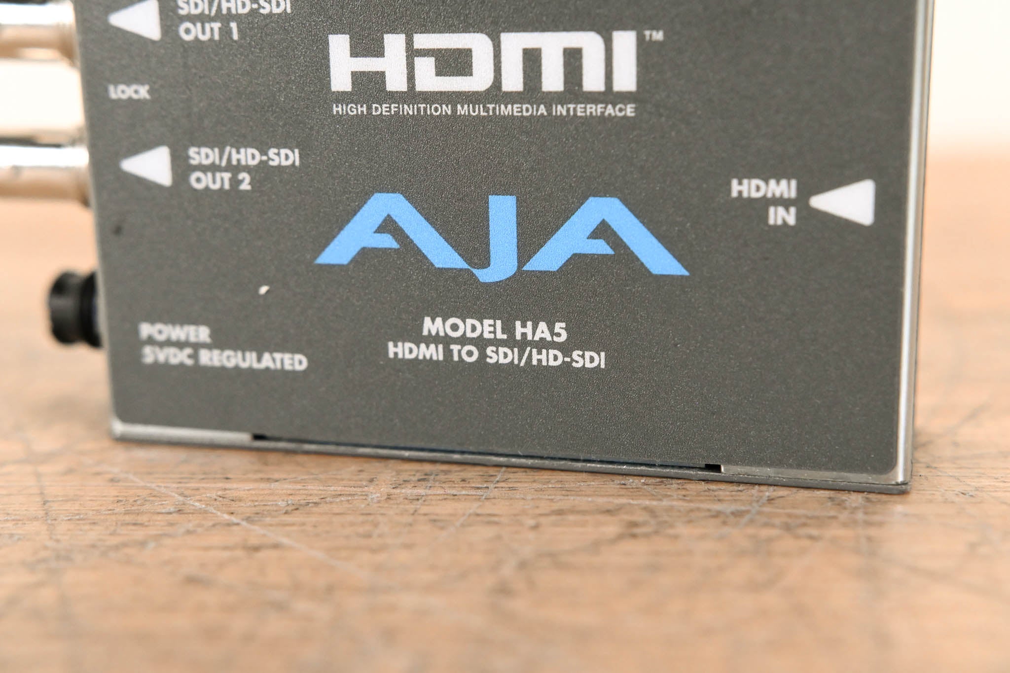 AJA HA5 HDMI to SD/HD-SDI Video and Audio Converter (NO POWER SUPPLY)