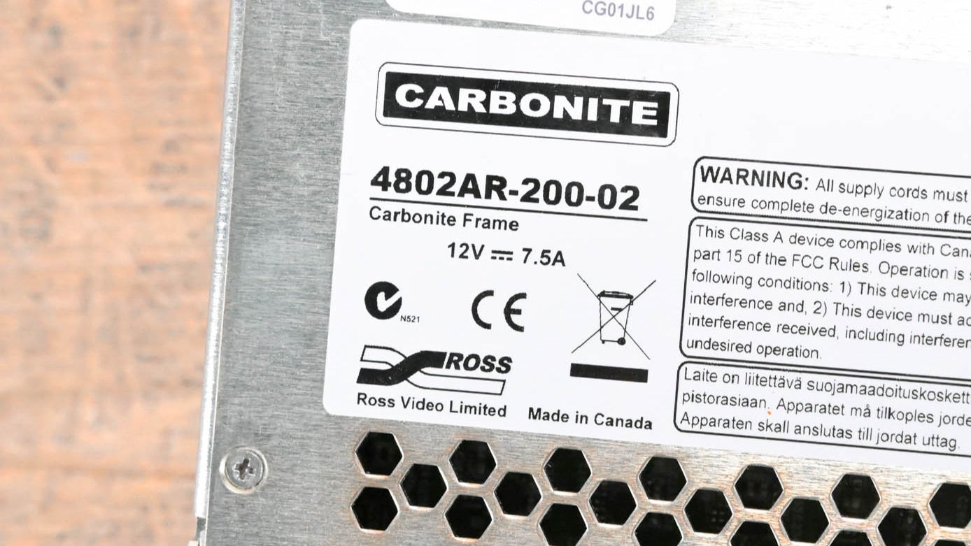 Ross 4802AR-200-02 2 M/E Carbonite Frame