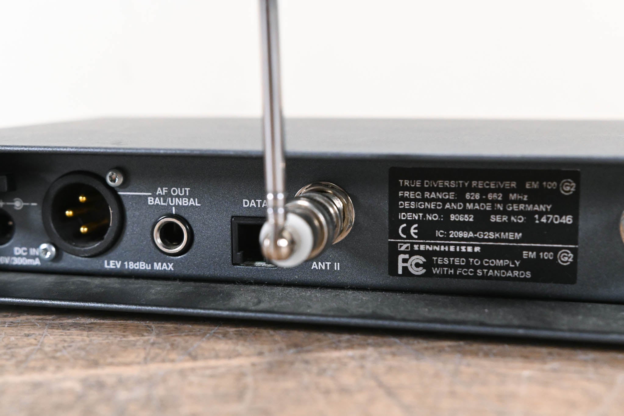 Sennheiser EM 100 G2 Wireless Receiver - 626-662 MHz (NO POWER SUPPLY)