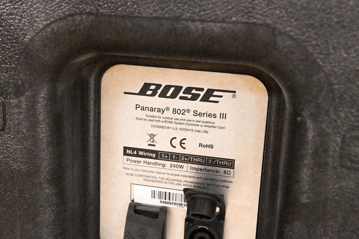 Bose Panaray 802 Series III Full-Range Passive Loudspeaker