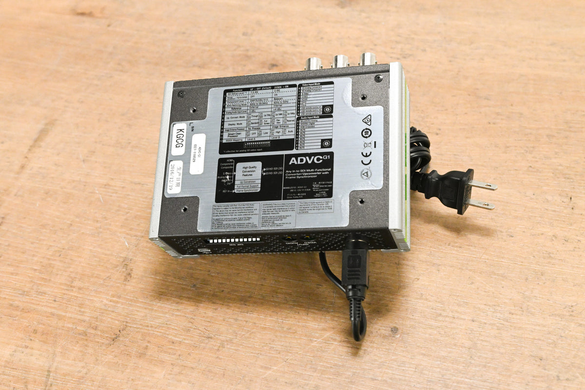Grass Valley ADVC G1 Any-In to SDI Converter/Upconverter with Frame Sync