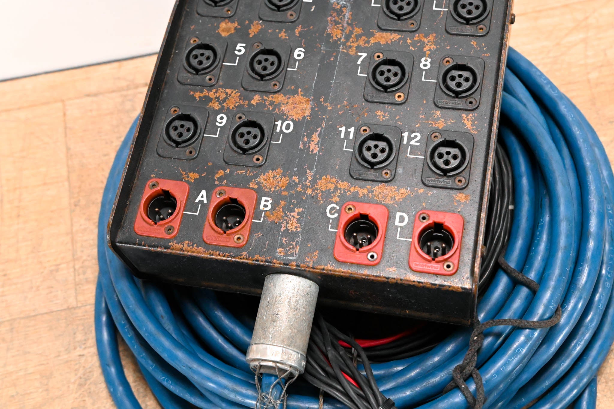 Whirlwind MS-12-4-XL-050 Medusa 12-Channel, 4-Return Snake - 50'
