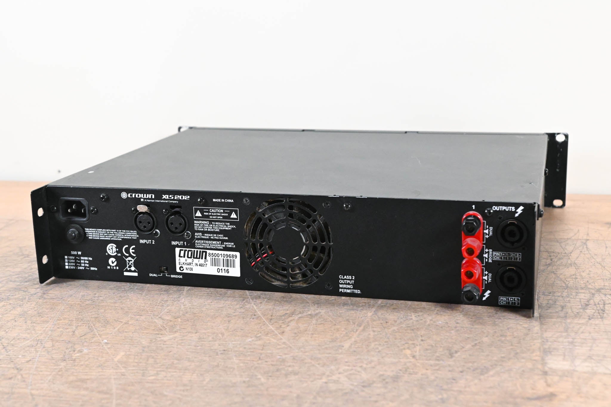 Crown XLS 202 2-Channel Power Amplifier