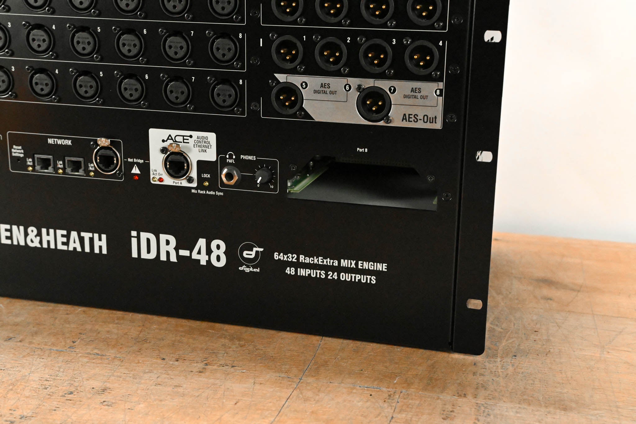 Allen & Heath iDR-48 48-In, 24-Out Audio Stage Box with AES Out