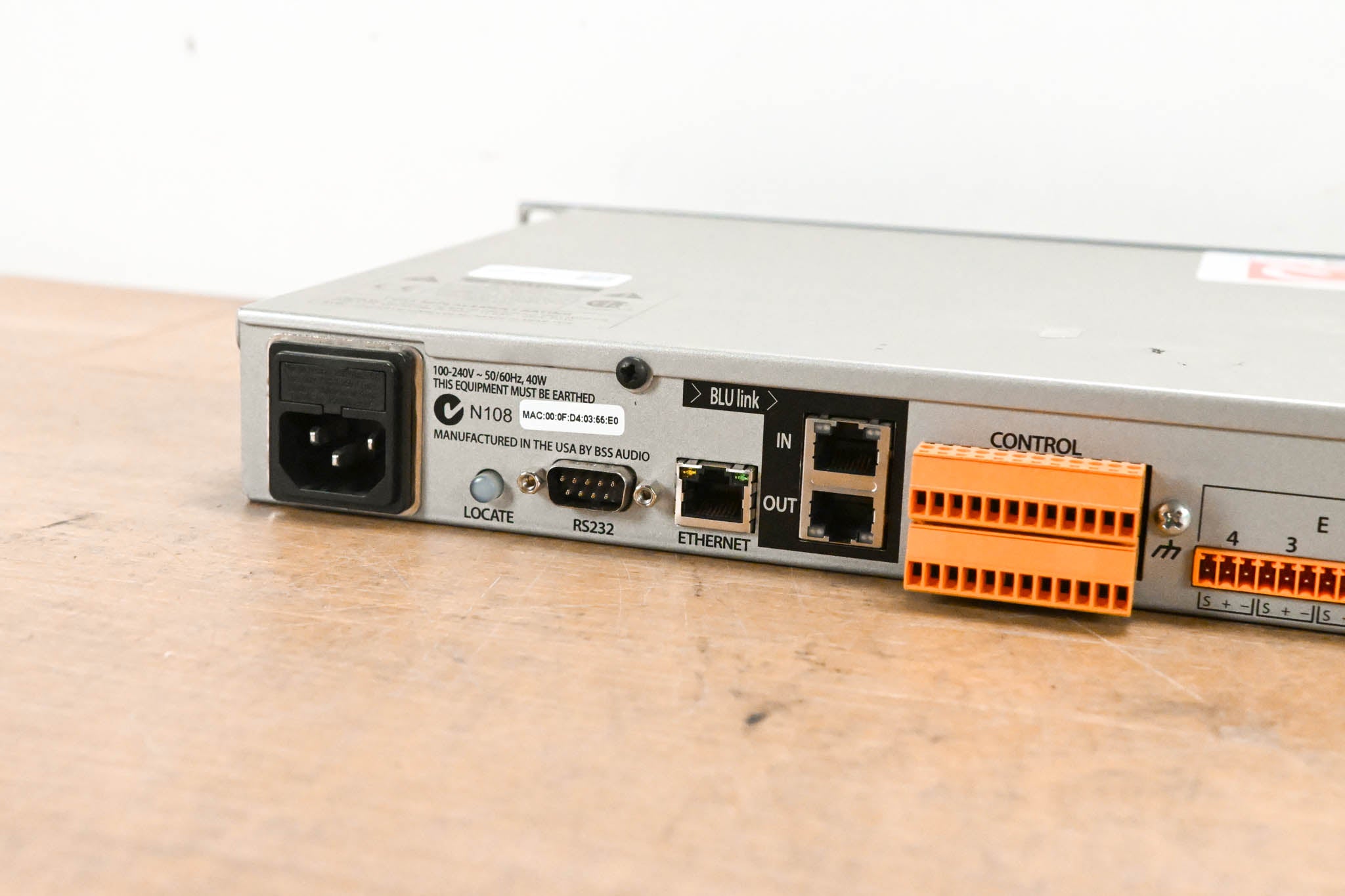 BSS London BLU-100 12x8 Signal Processor with BLU Link