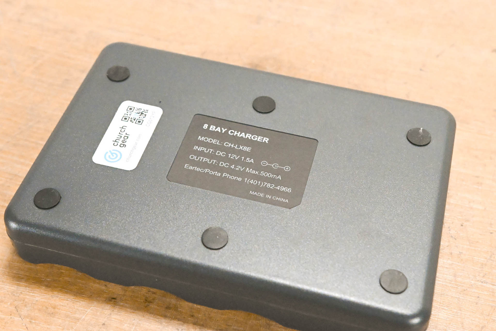 Eartec CH-LX8E UltraLITE HD HUB 8-Port Multi-Charger w/ Batteries NO PSU